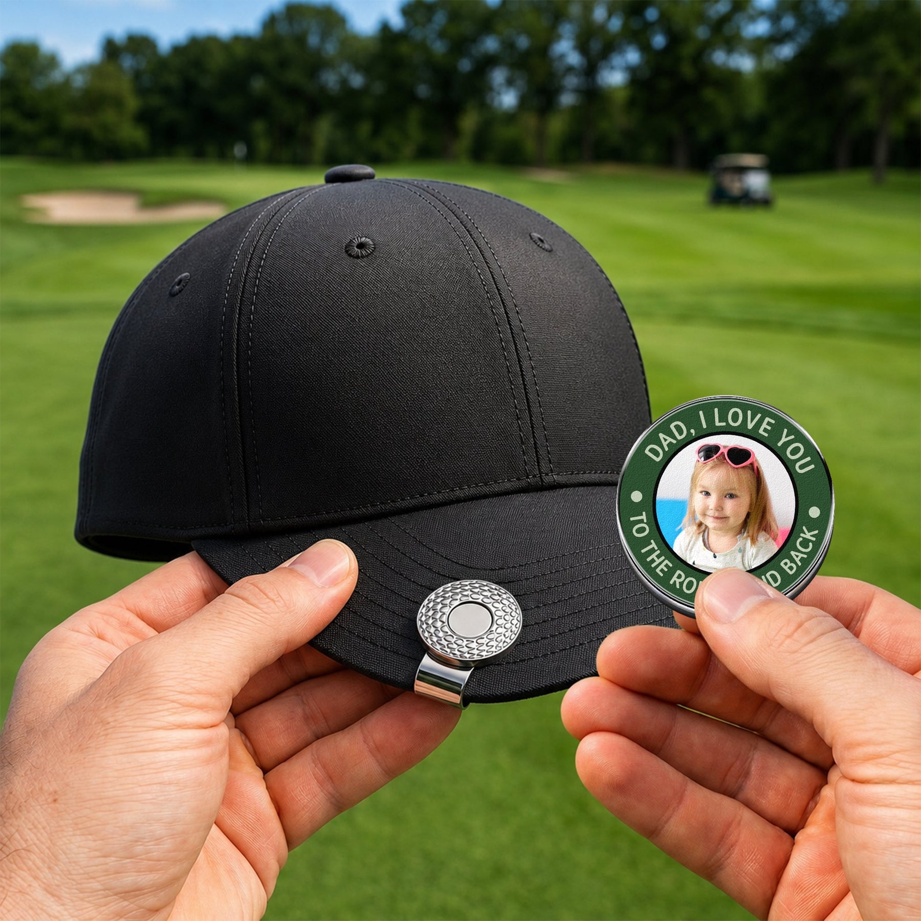 Best Dad By Par - Personalized Golf Ball Marker