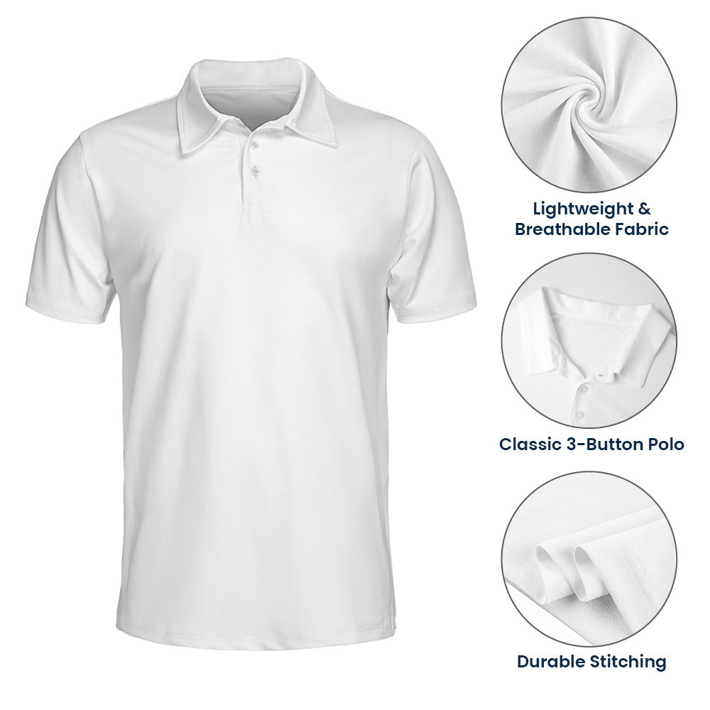 Best Dad By Par, Best Grandpa By Par - Personalized Polo Shirt