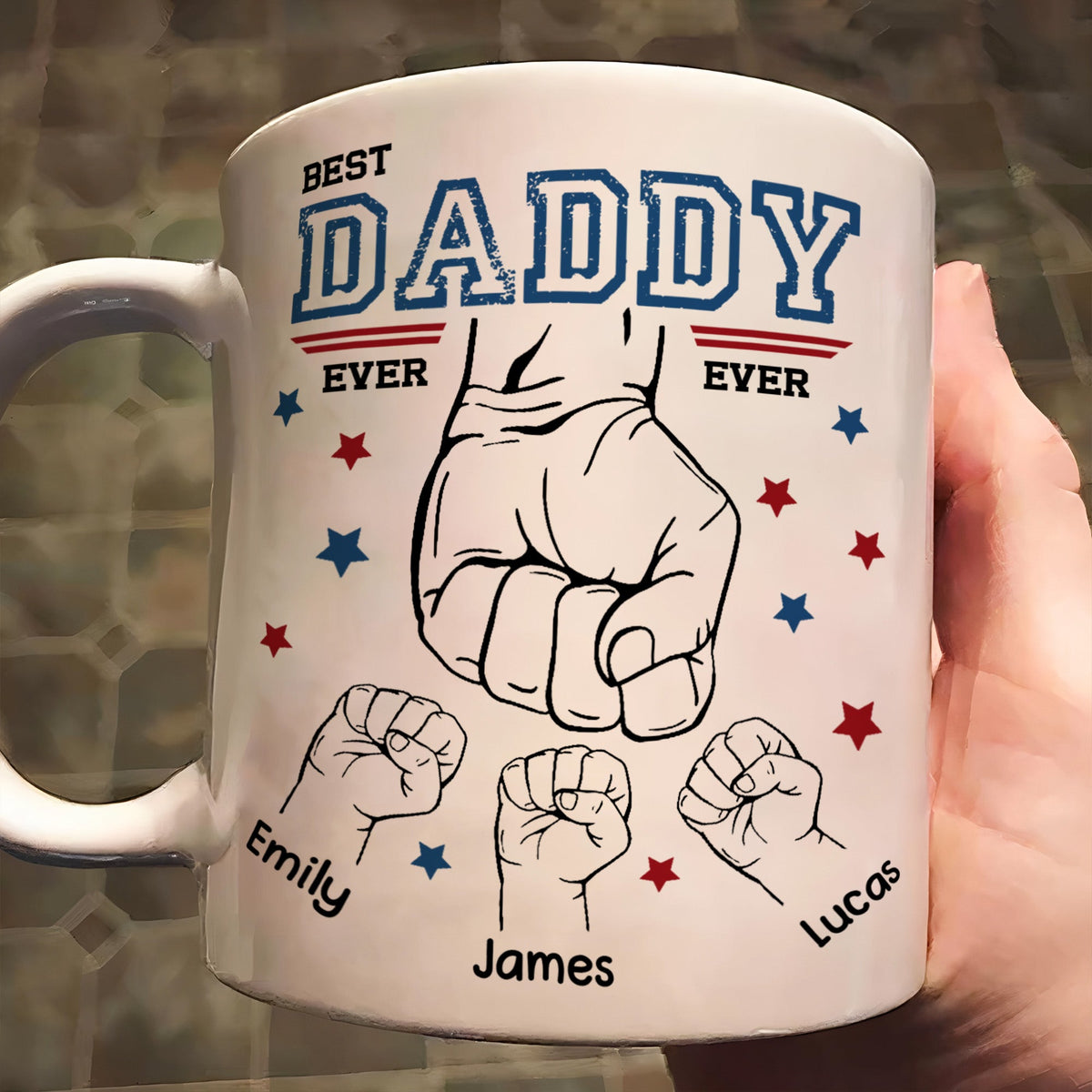 Best Dad Ever New Version Father's Day Gift For Dad, Husband - Personalized Mug