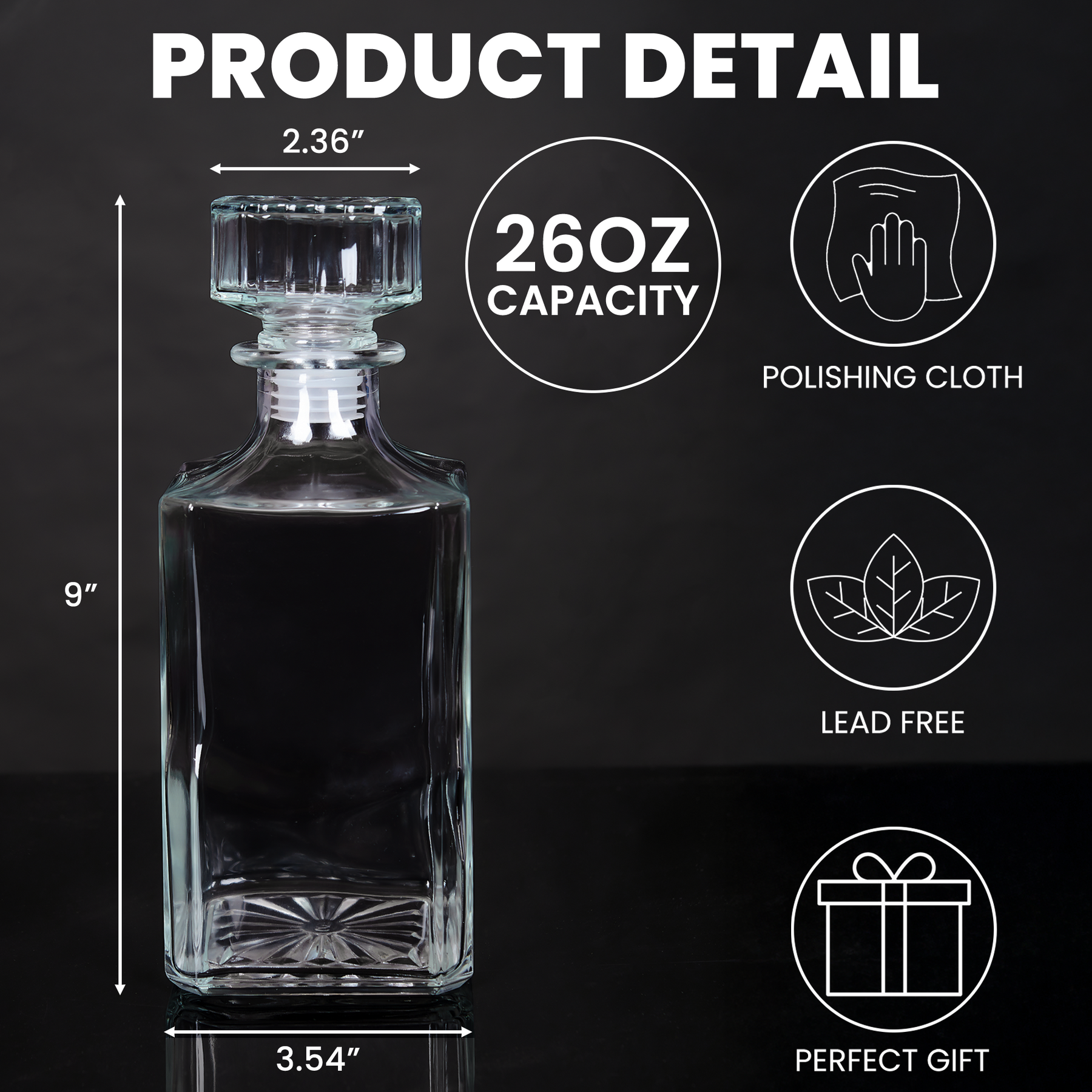 Birthday Gift The Real Legend - Custom Decanter