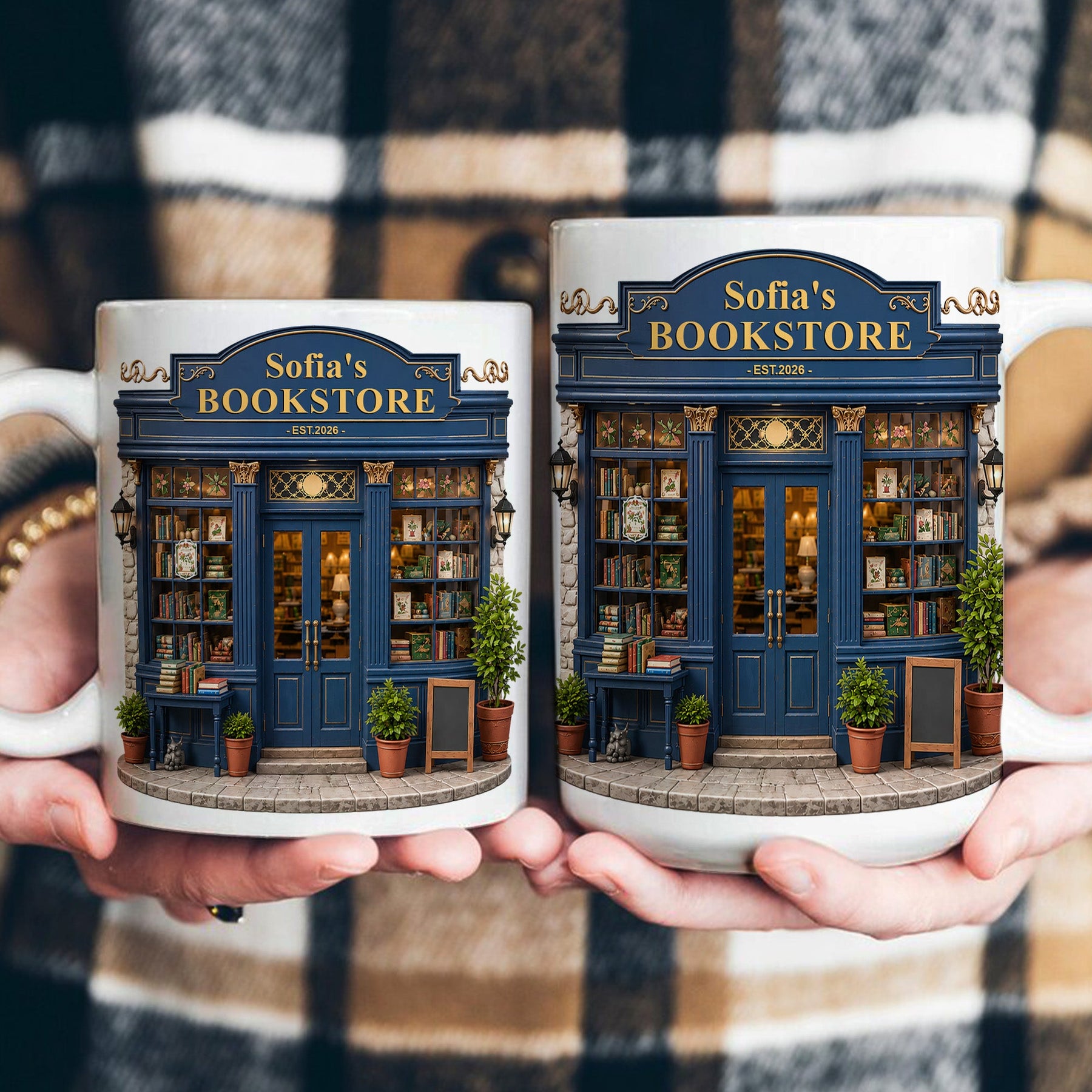 Bookstore Mug, Cozy Library Coffee Cup, Custom Book Lovers Gifts - Personalized Mug