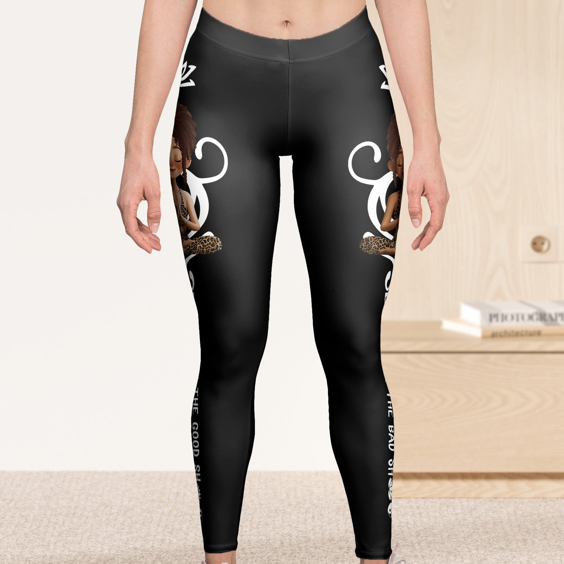 Breath Yoga Lovers Inhale The Good Sh*T Exhale The Bad Sh*T - Personalized Leggings