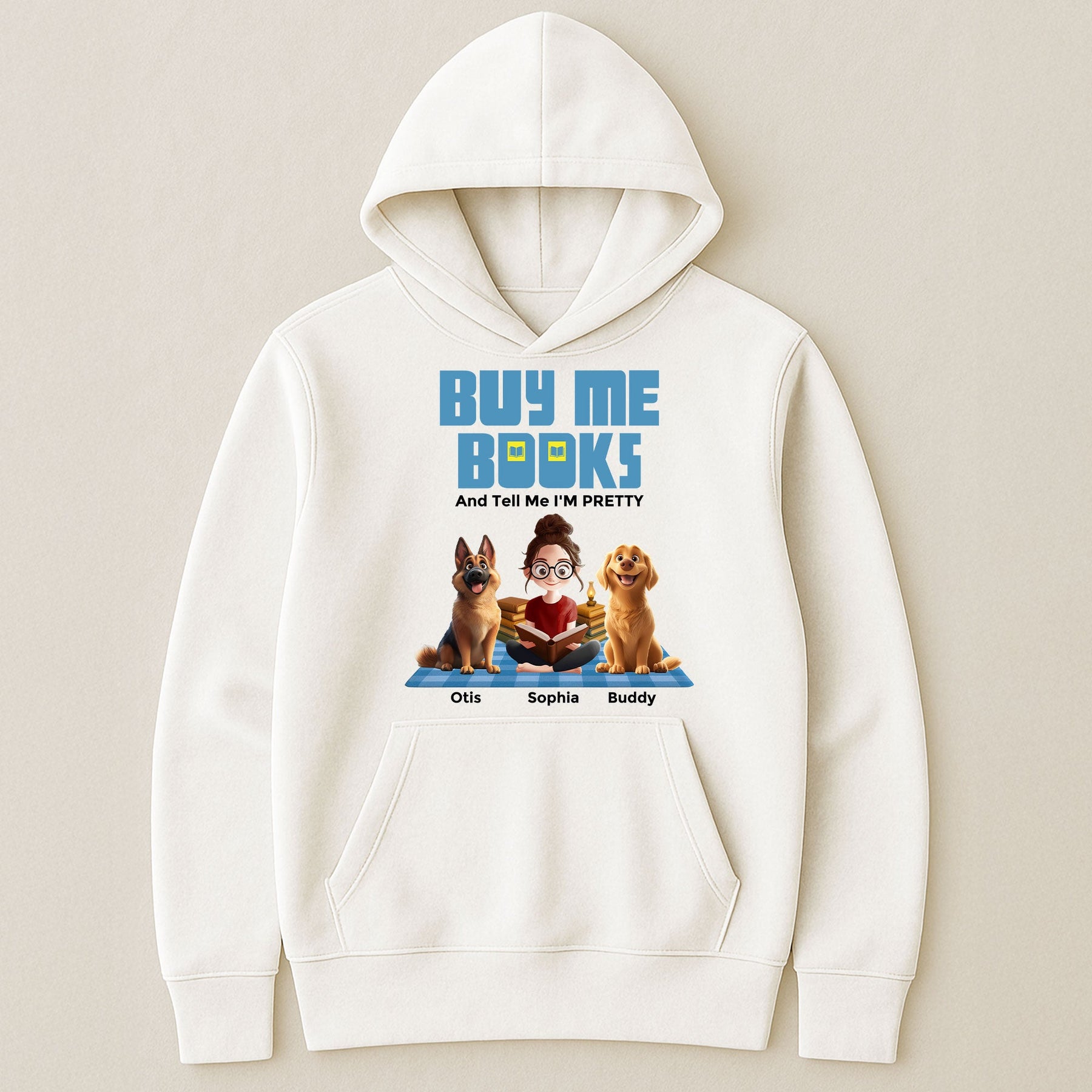 Buy Me Books Tell Me I'm Pretty - Personalized Shirt