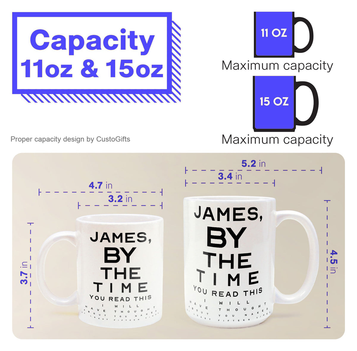 By The Time You Read This, You Will Have Thought About Me Naked - Personalized Mug