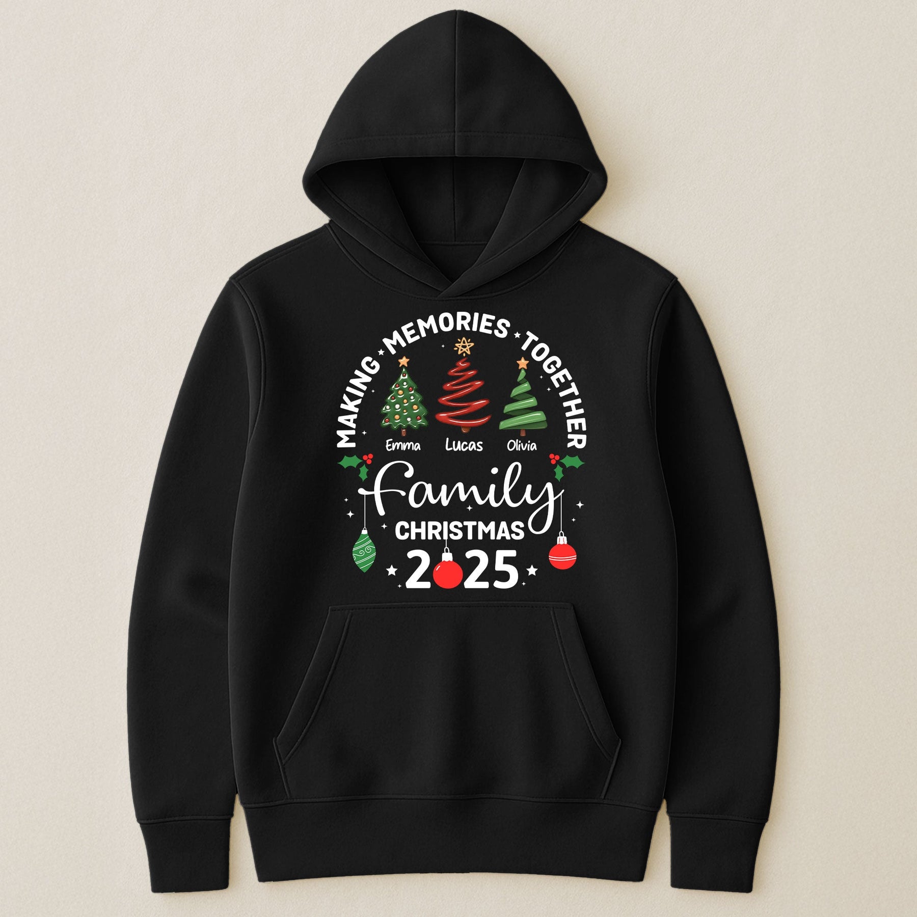 Christmas Family, Christmas Crew, Matching Outfit - Personalized Shirt