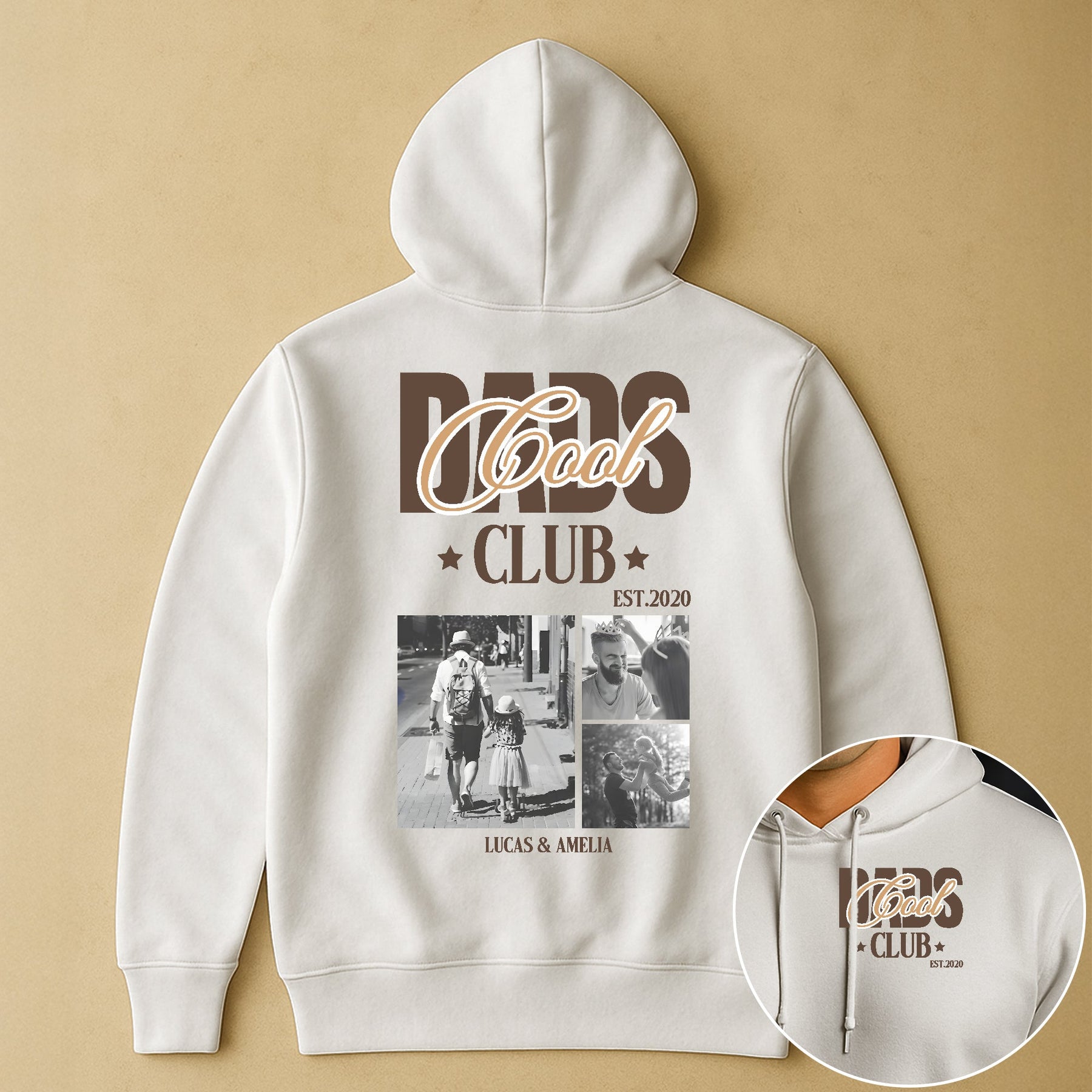 Cool Dad Club Custom Photo - Personalized Shirt