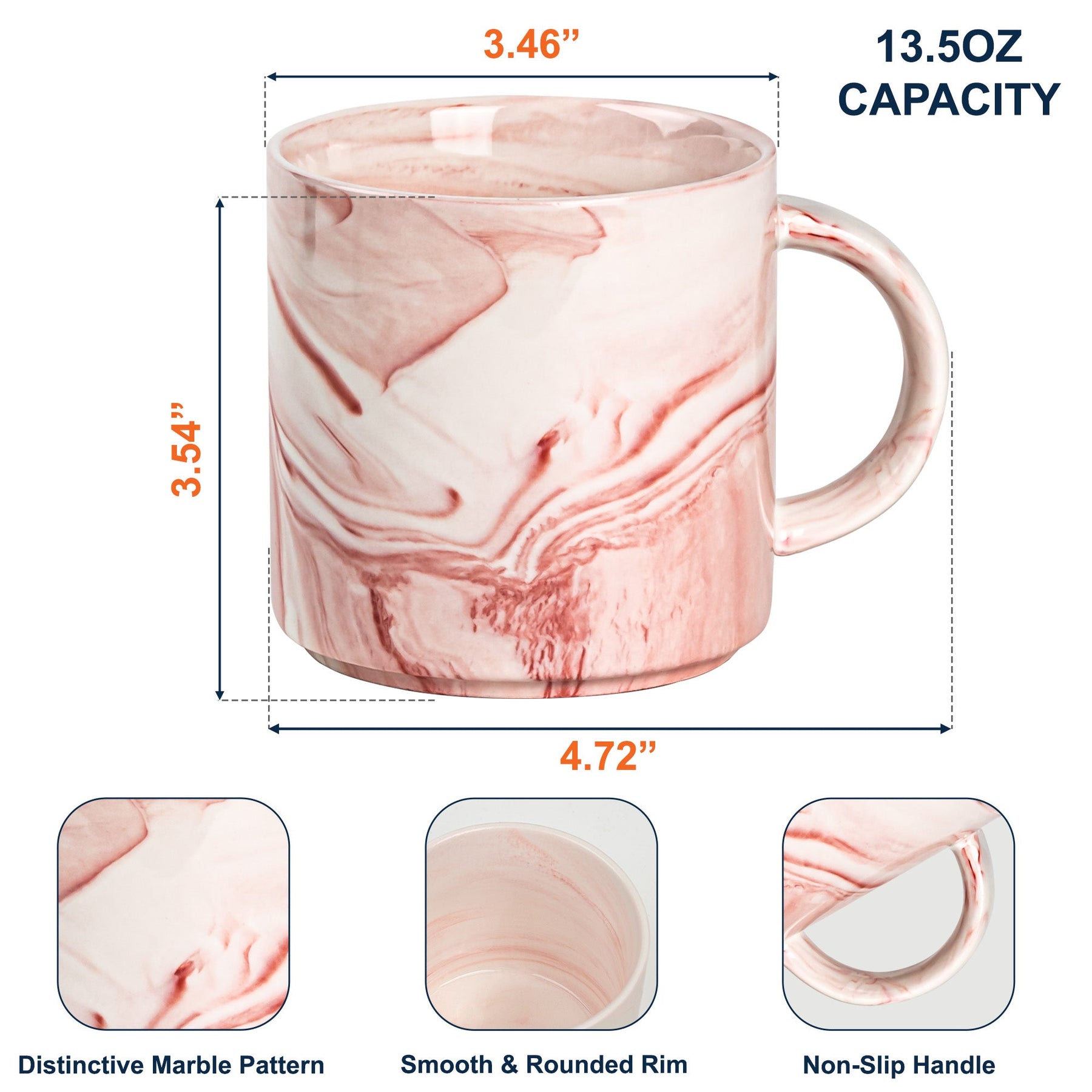 Custom Birth Flower & Name In Bible Verses Gifts For Her - Personalized Marble Mug