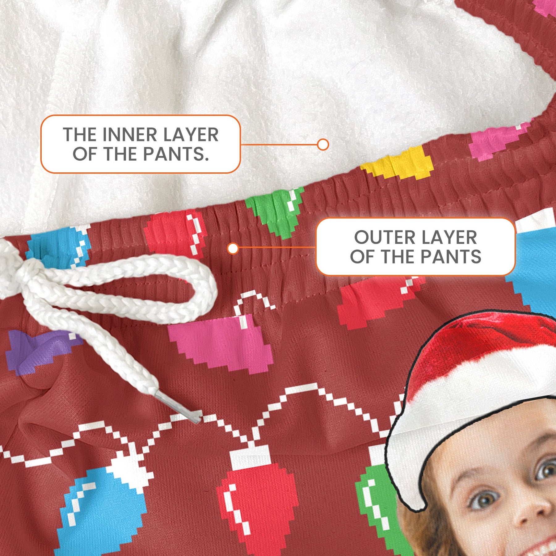 Custom Face Funny Ugly For Family Christmas - Personalized Photo Sweatpants