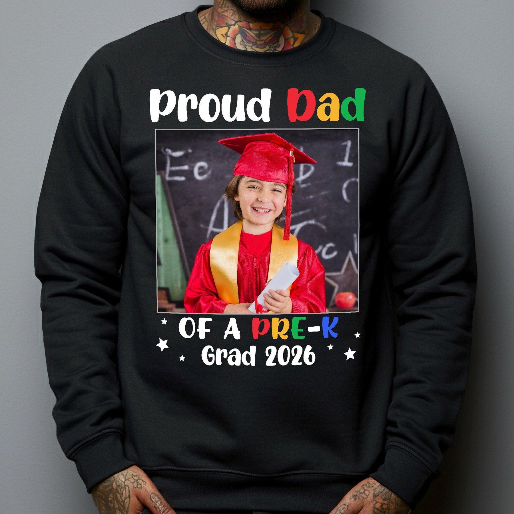 Custom Family Pre-K Graduation - Personalized Photo Shirt