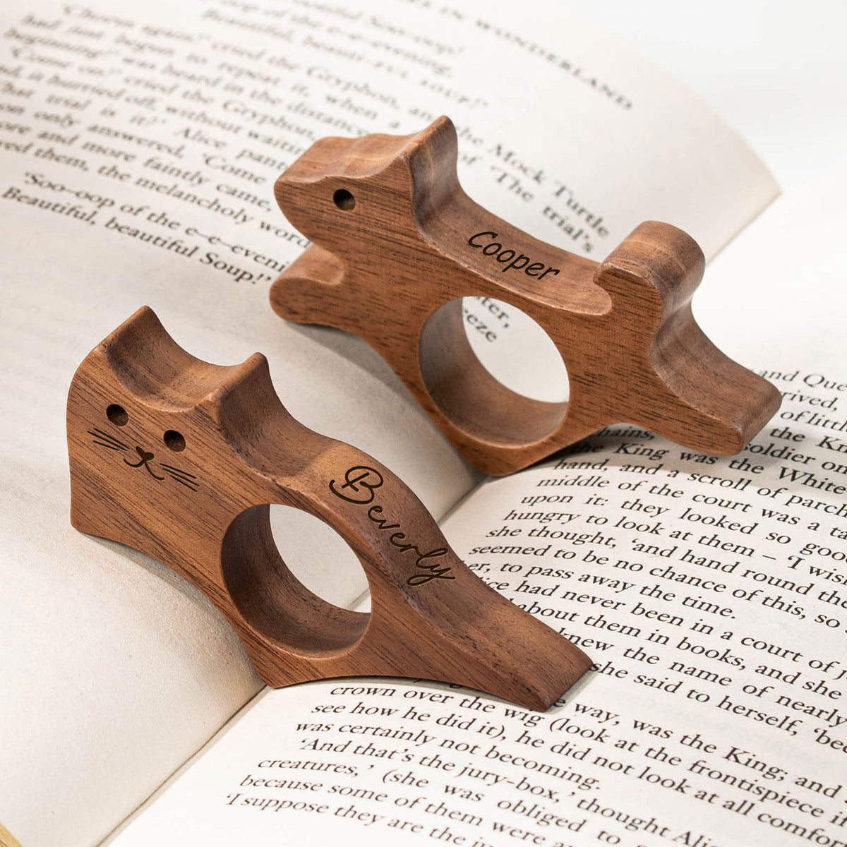 Custom Name For Book Lovers, Pet Lovers - Personalized Book Page Holder