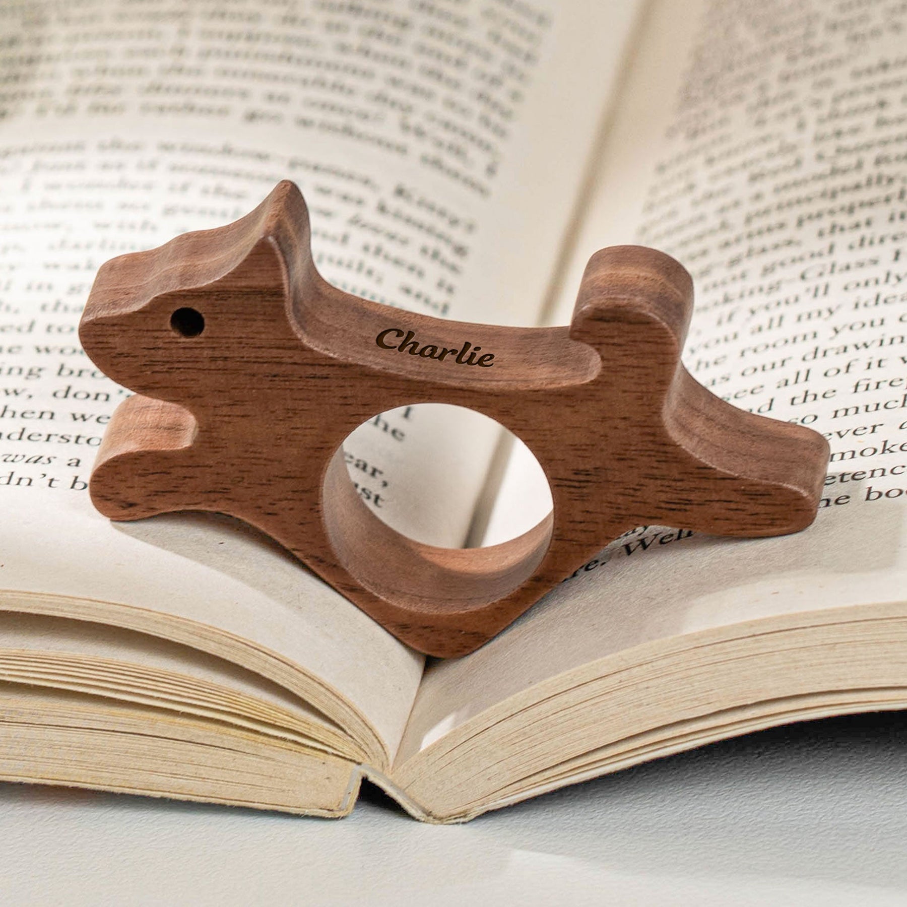 Custom Name For Book Lovers, Pet Lovers - Personalized Book Page Holder