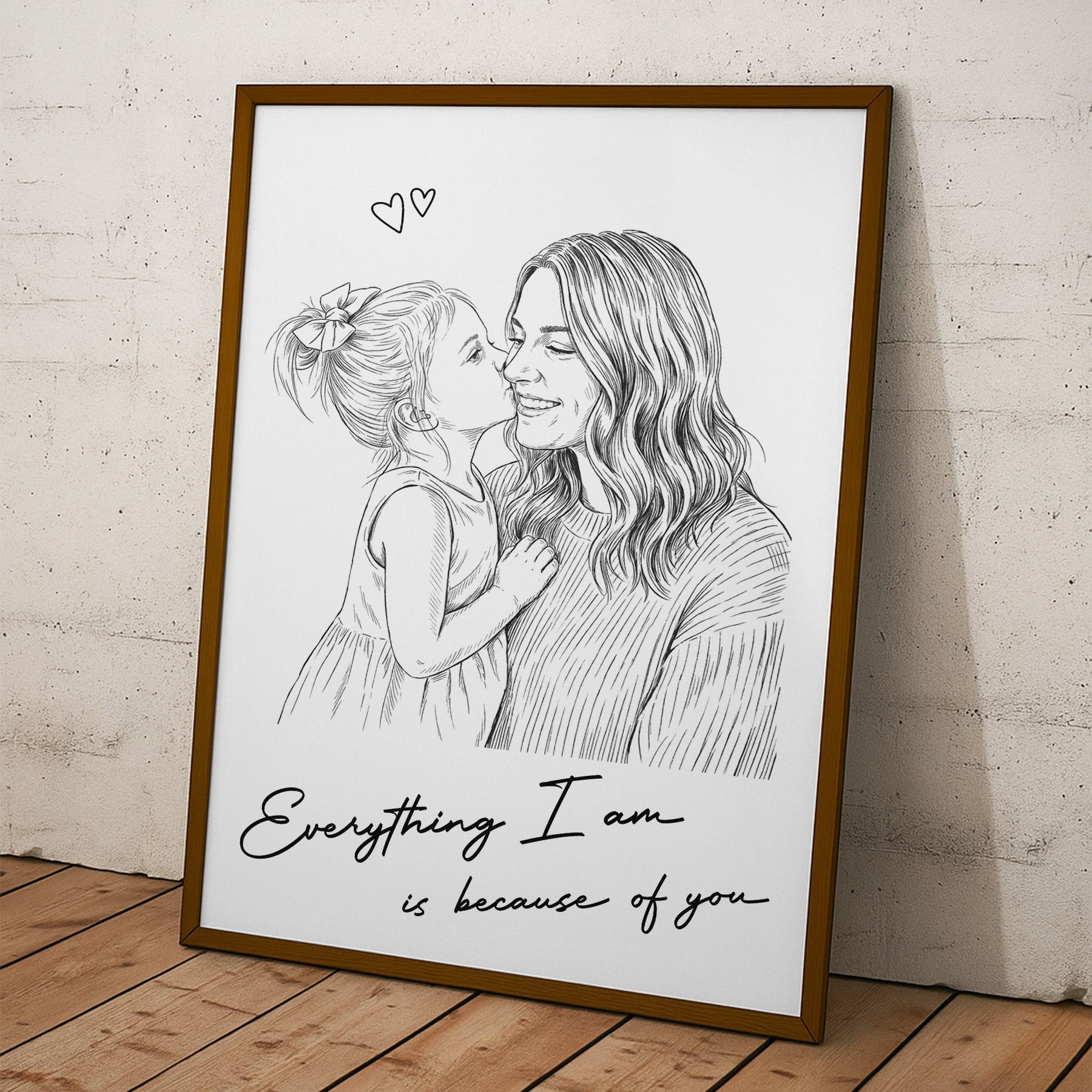 Custom Photo Mother's Day Gift For Mum, Mom, Wife - Personalized Poster
