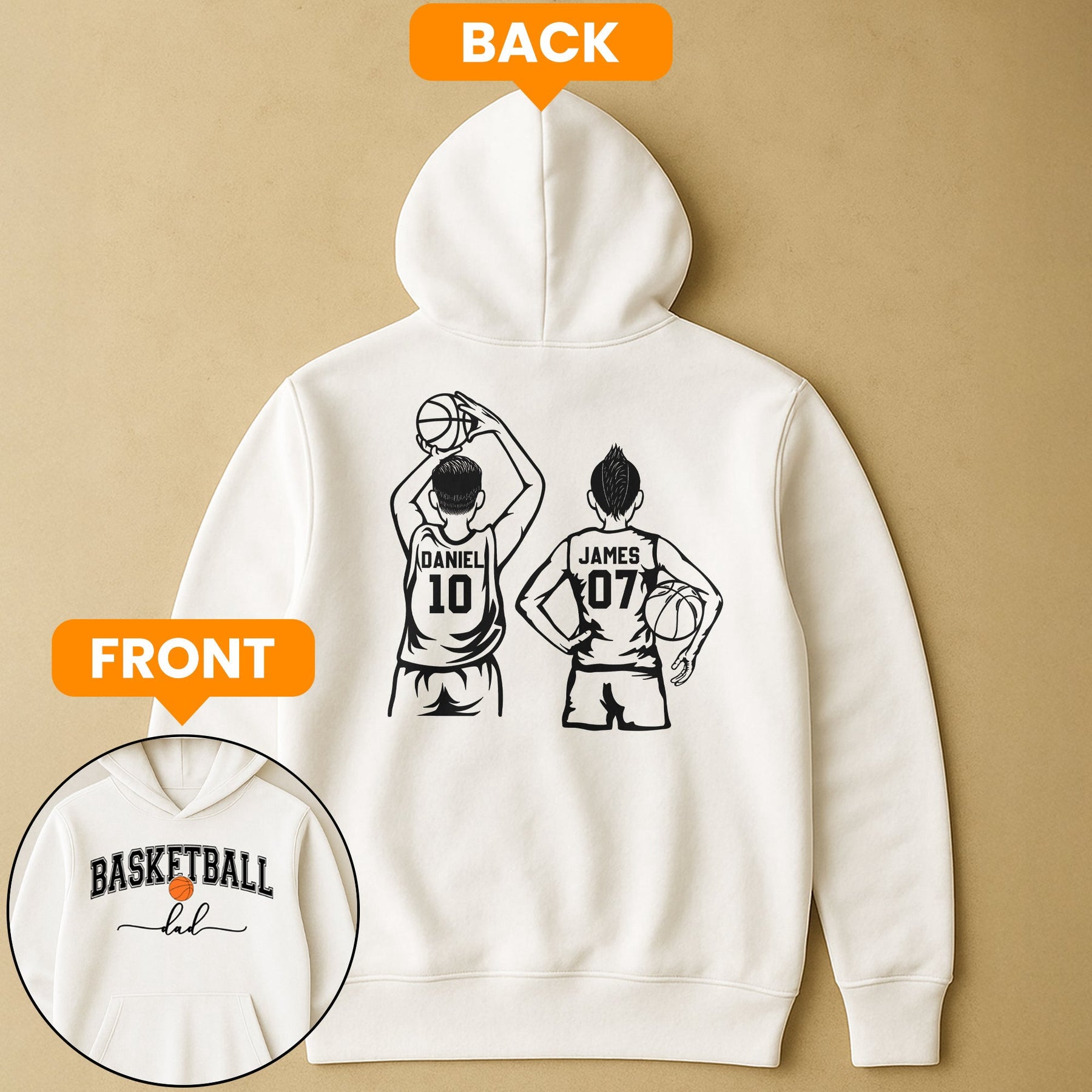 Custom Basketball Mom, Grandma - Personalized Shirt