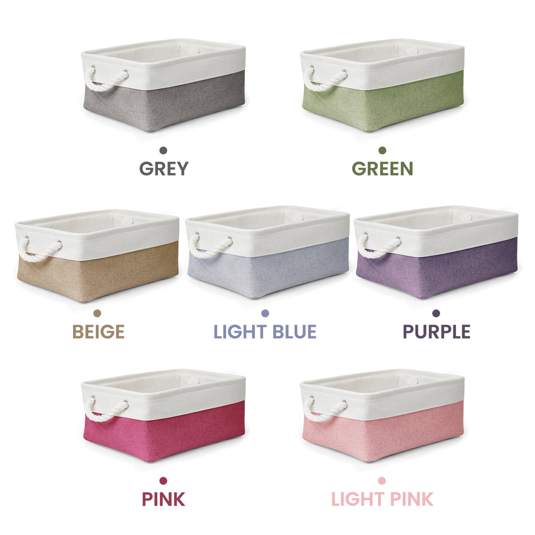 Custom Birth Flower & Name - Personalized Storage Basket