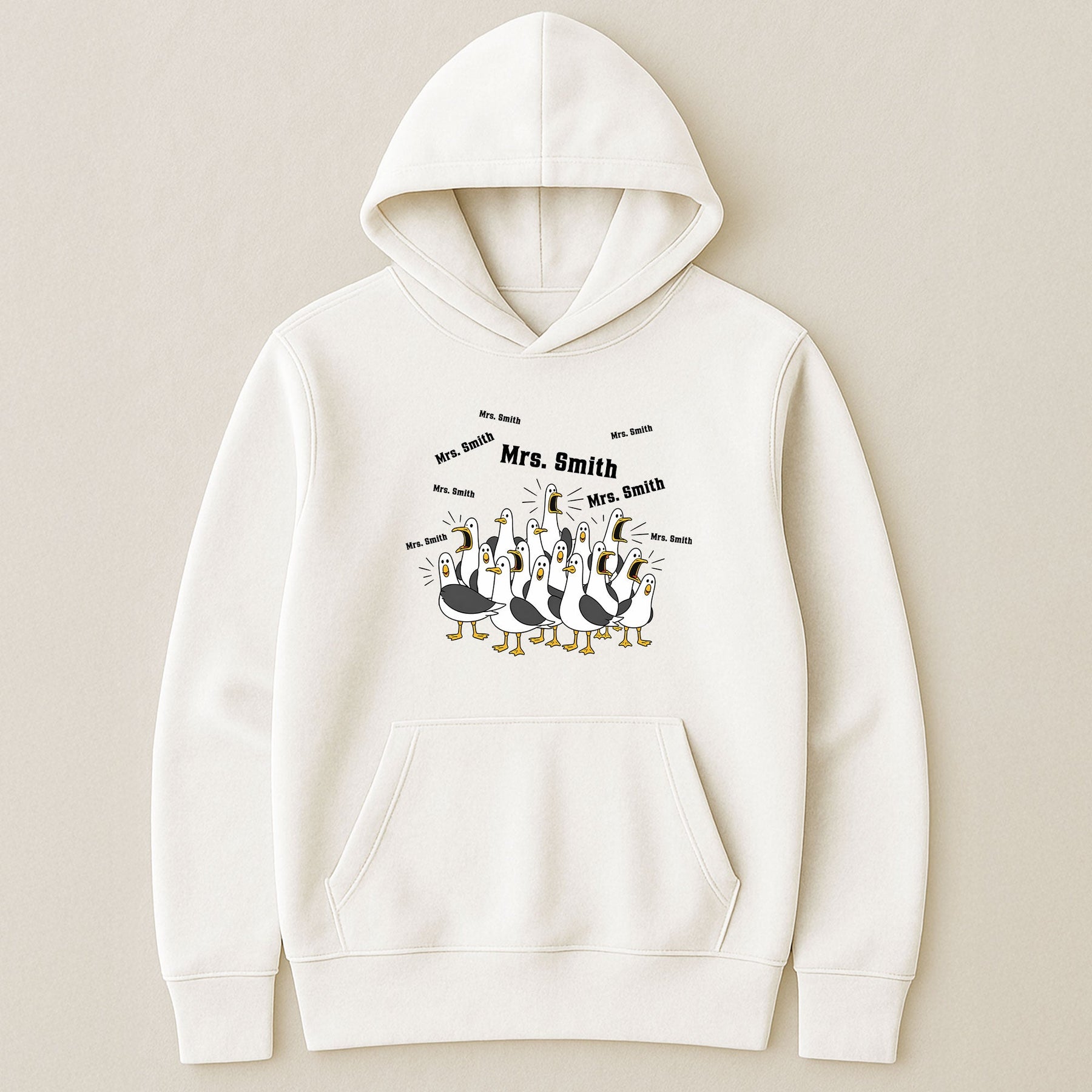 Custom Funny Seagulls Teacher - Personalized Shirt