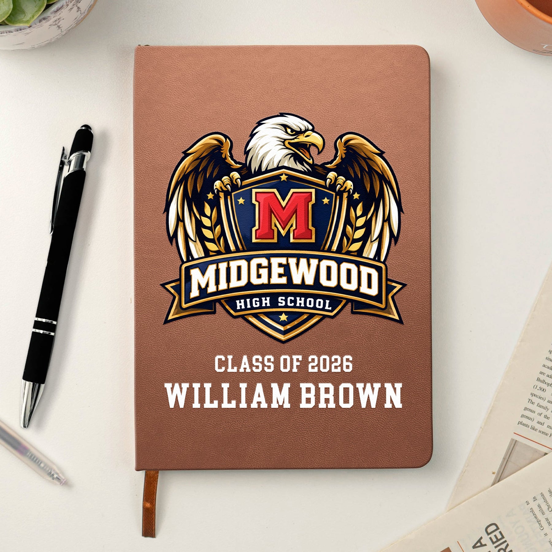 Custom Logo Graduation - Personalized Journal