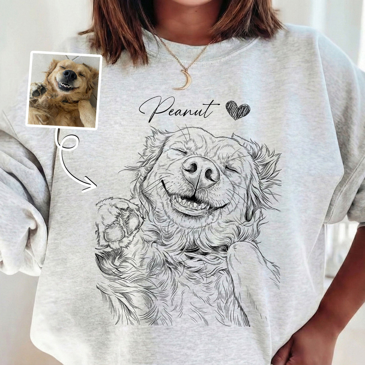 Custom Pet Portrait Shirt - Personalized Photo Shirt