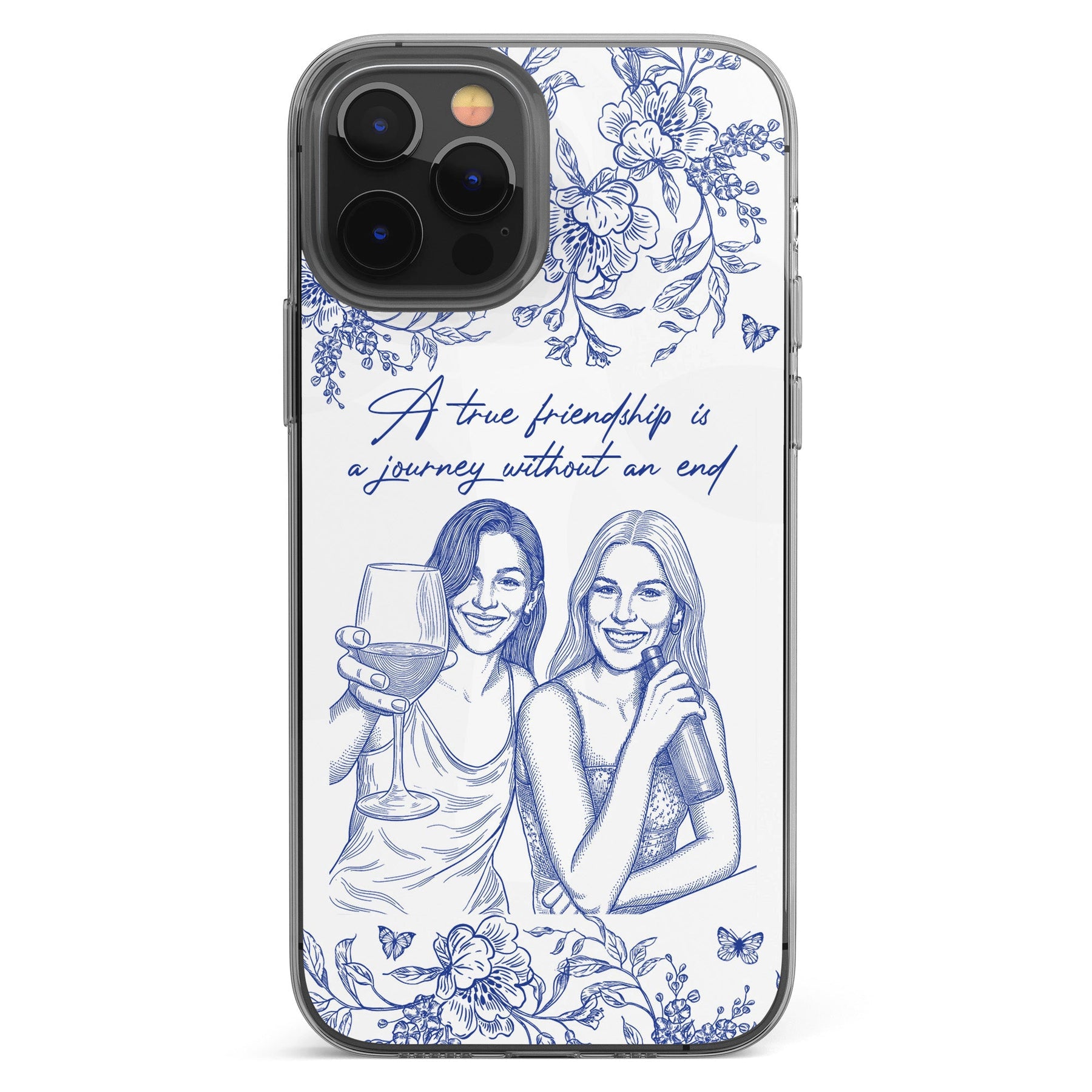 Custom Photo Gift For Friends, Soul Sisters - Personalized Phone Case