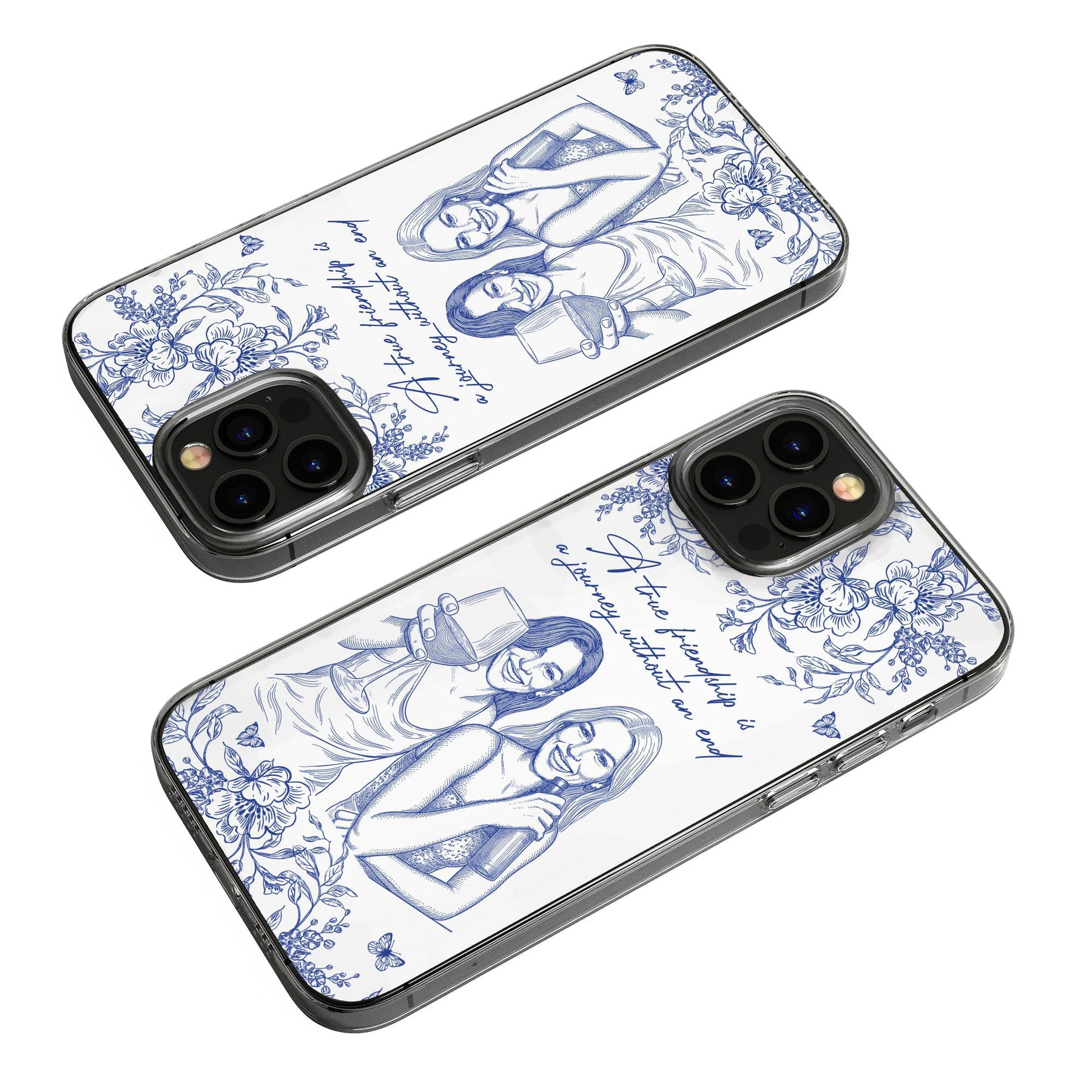 Custom Photo Gift For Friends, Soul Sisters - Personalized Phone Case
