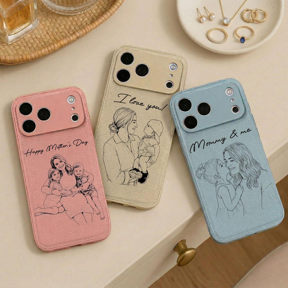 Custom Photo Mother's Day Gift For Wife, Mom, Grandma - Personalized Phone Case