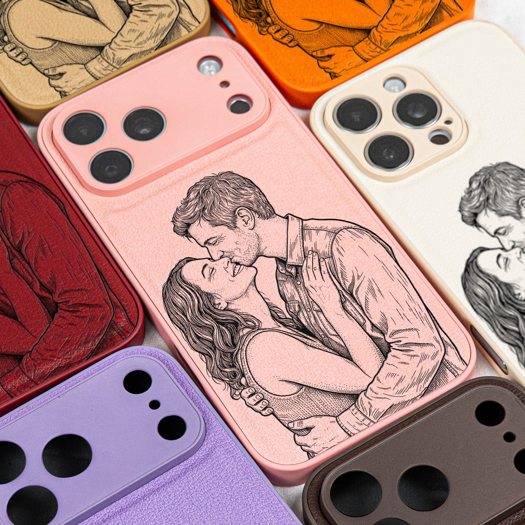 Custom Photo Phone Case Couple Gift For Her Gift For Him - Personalized Phone Case
