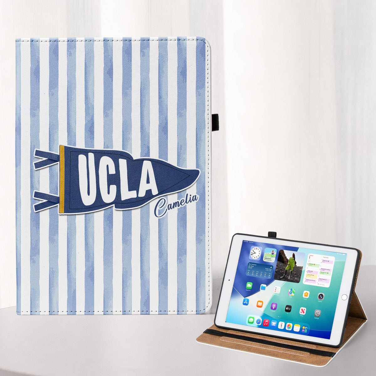 Custom School Pennant Flag - Personalized Ipad Case