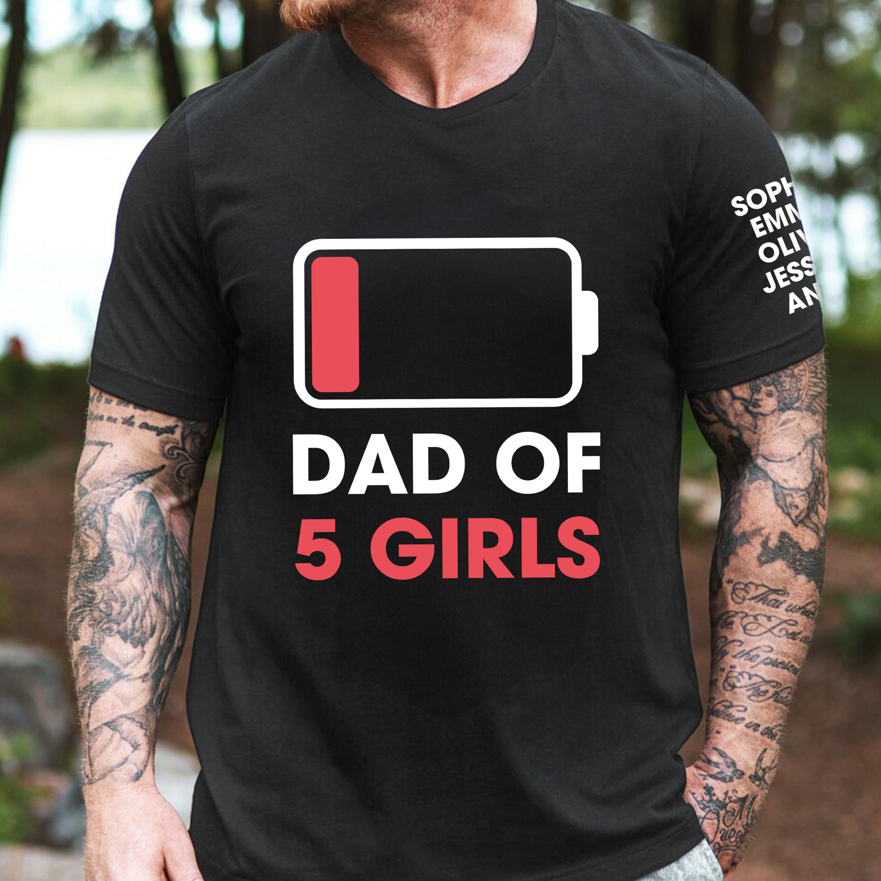 Dad Of Girls/ Boys - Personalized Shirt