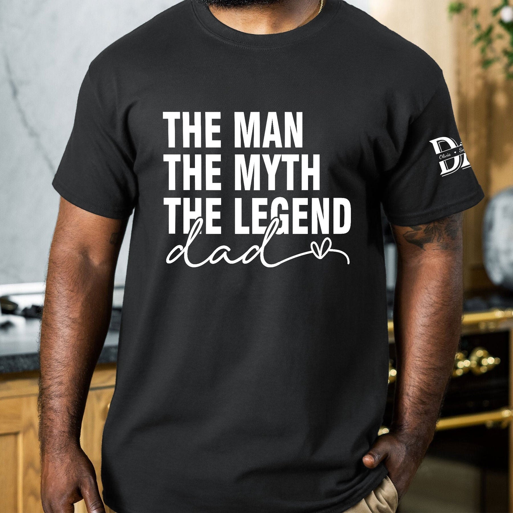 Dad, The Man, The Myth, The Legend - Personalized Shirt