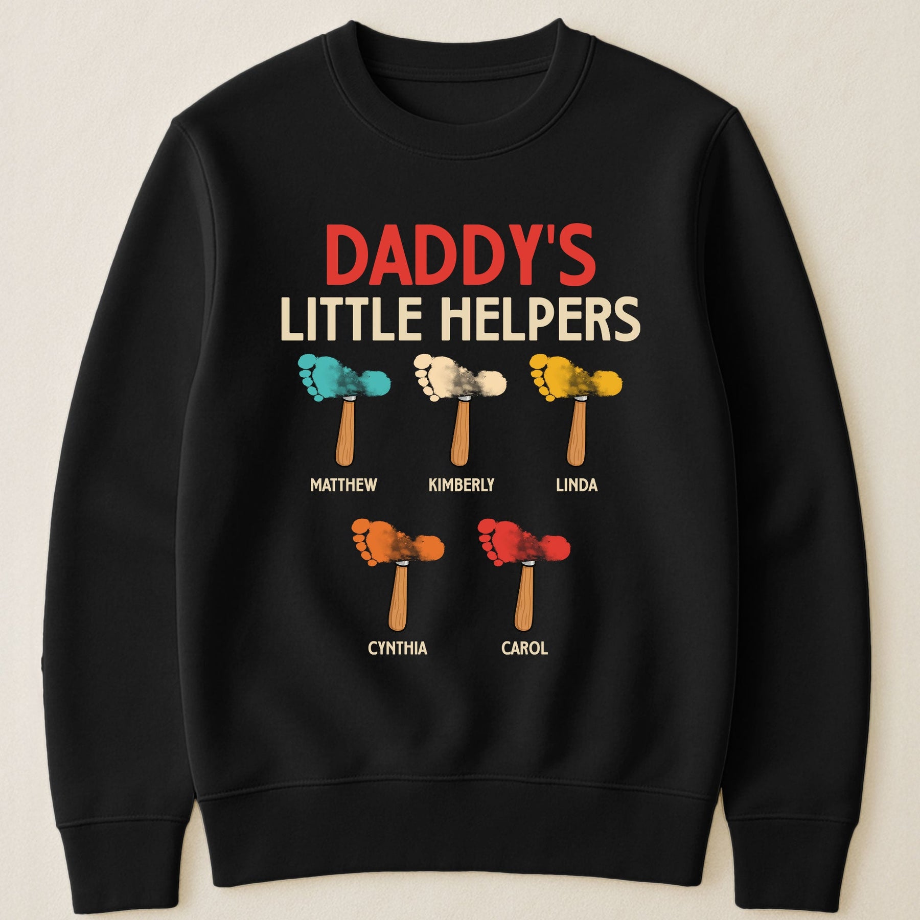 Daddy's Little Helpers Custom Kids Name - Personalized Shirt