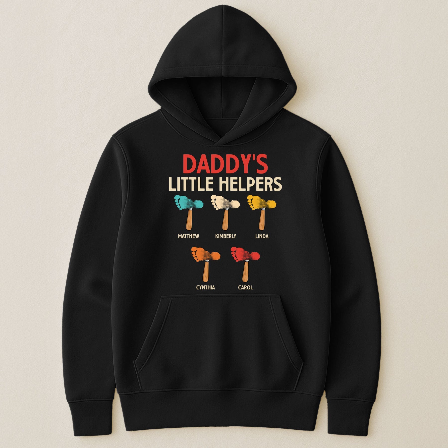 Daddy's Little Helpers Custom Kids Name - Personalized Shirt