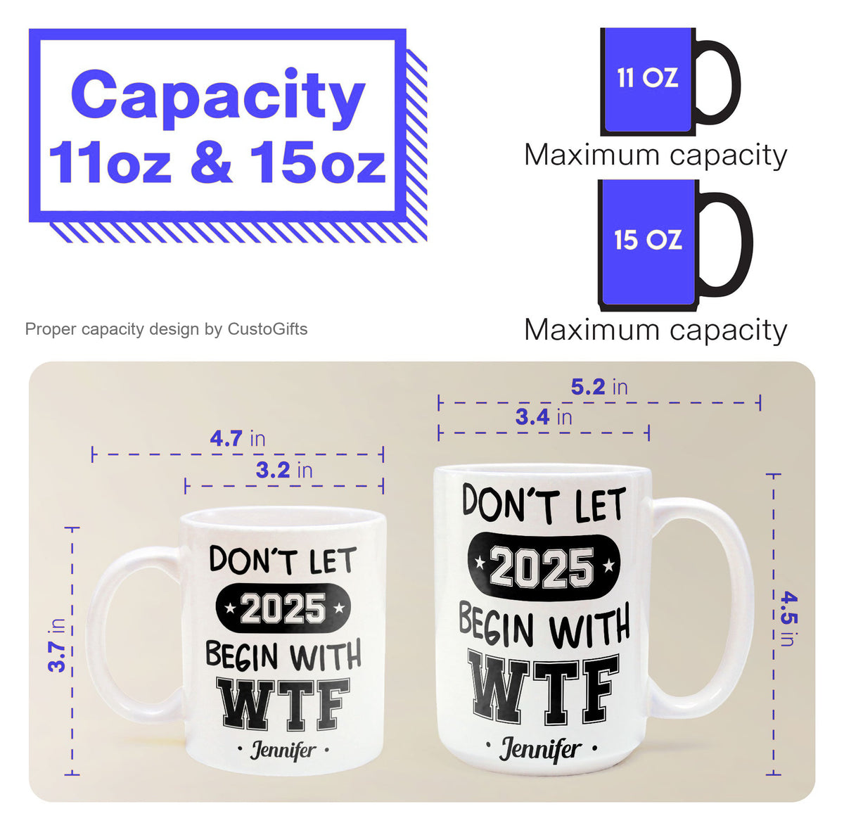 Don't Let 2026 Begin With WTF - Personalized Mug