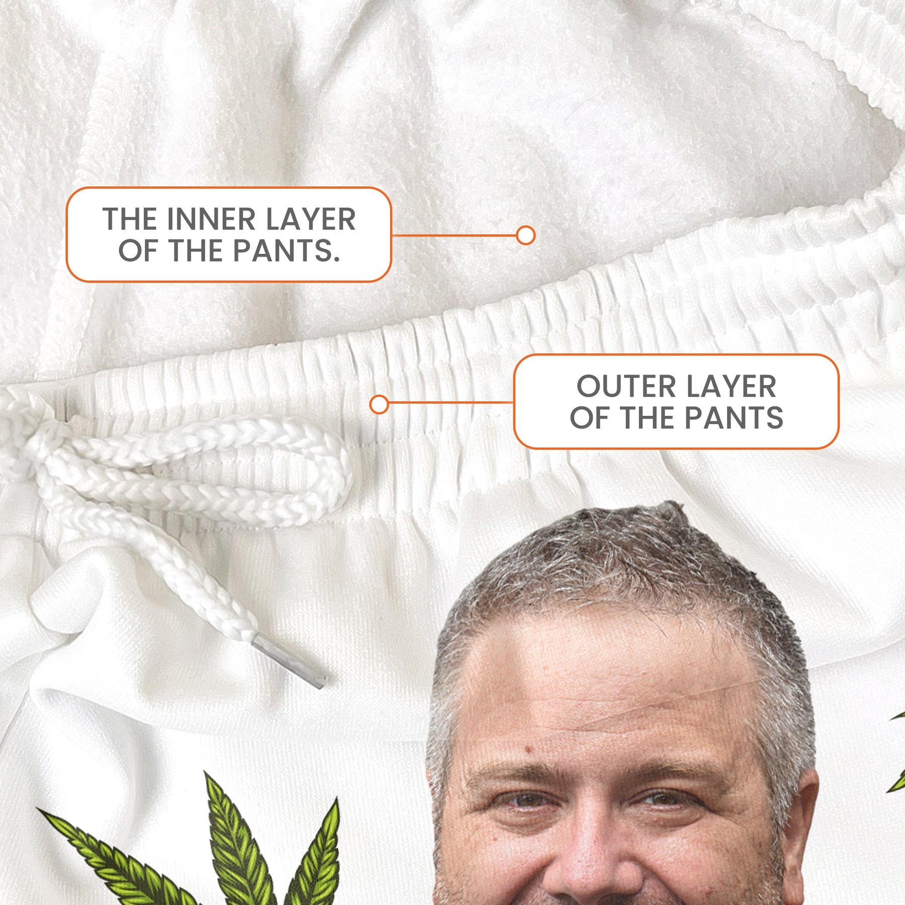 Dopest Dad Ever - Personalized Photo Sweatpants
