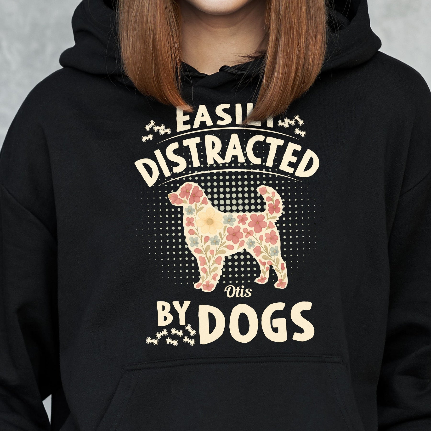 Easily Distracted By Dogs - Personalized Shirt