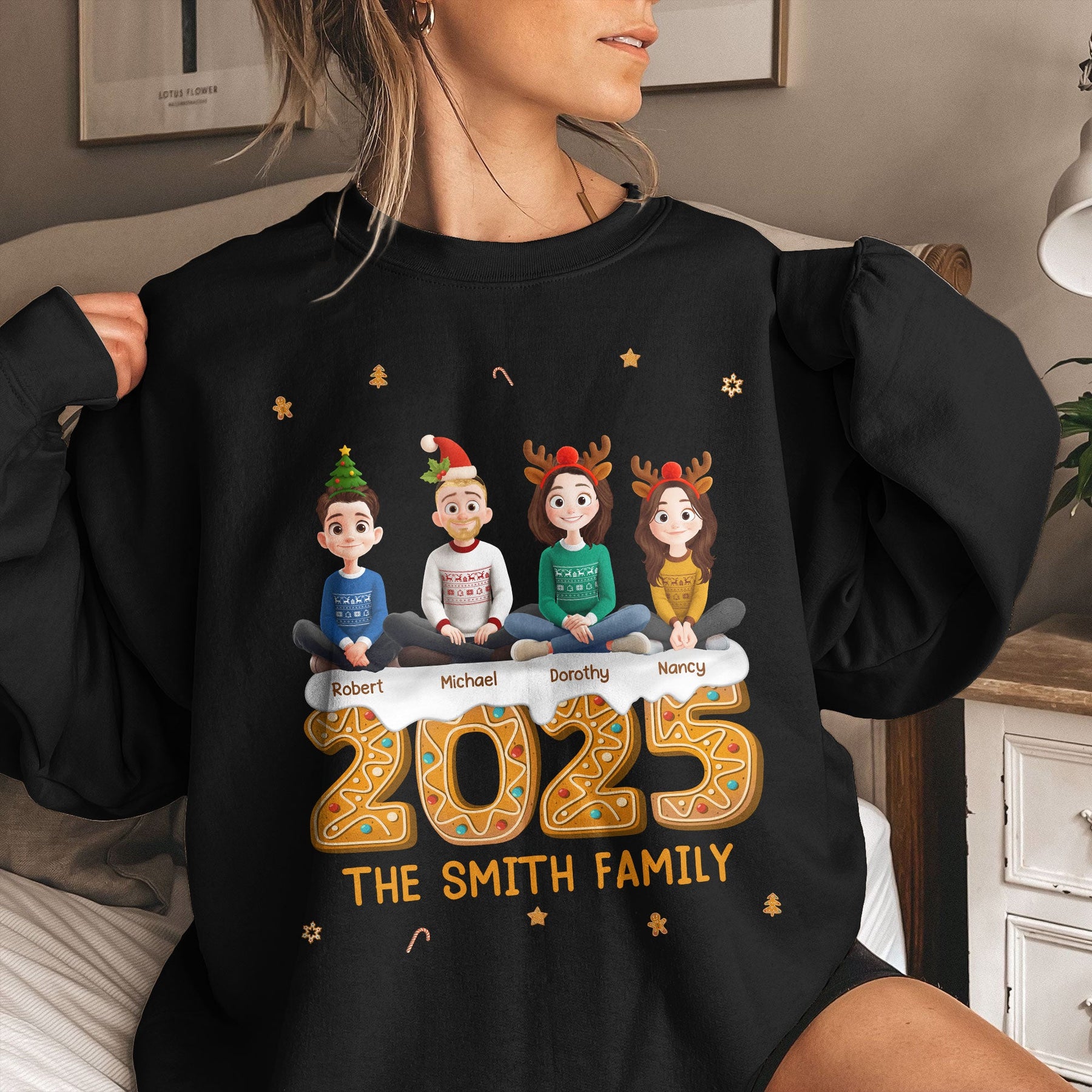 Family 2026 - Gingerbread Version - Personalized Shirt