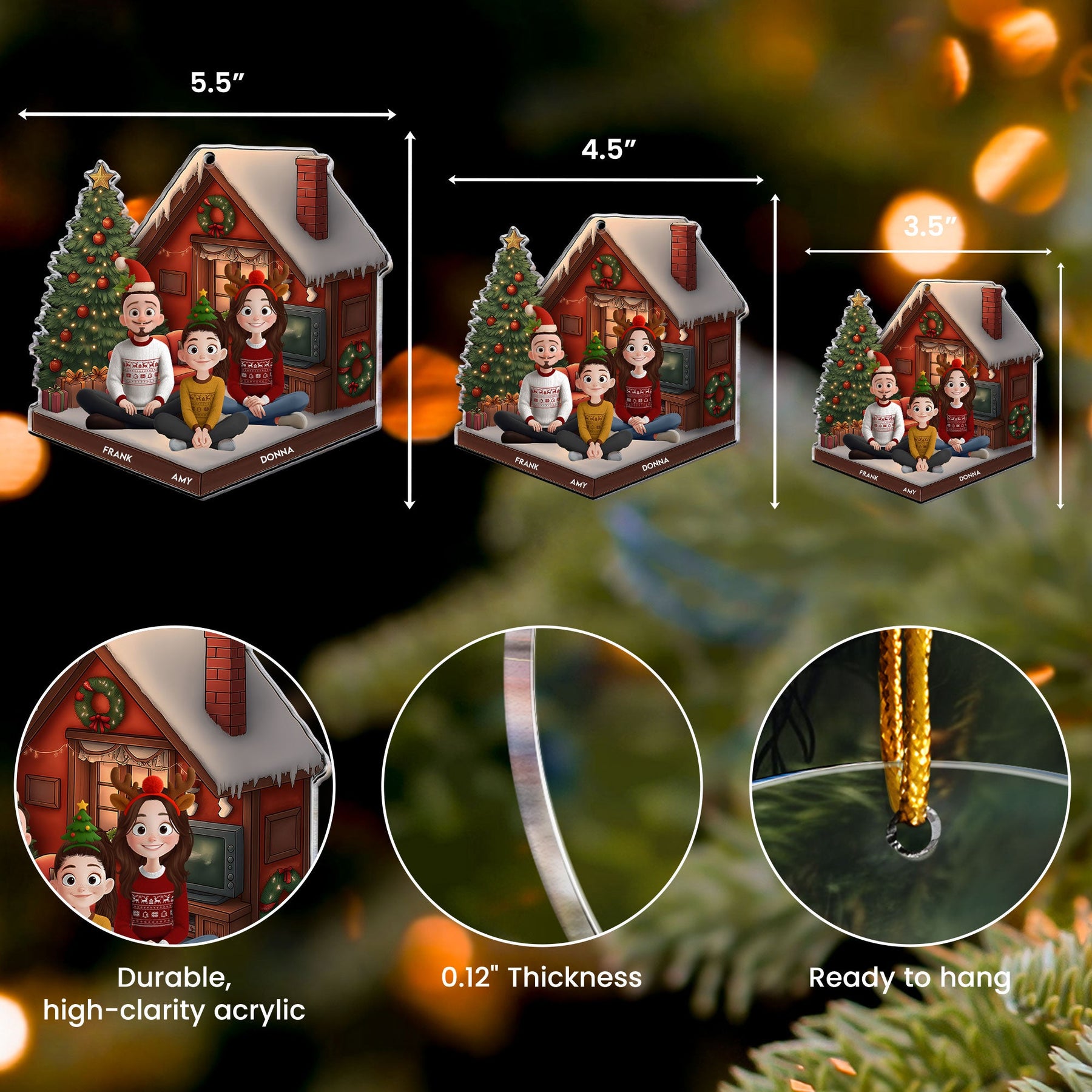 Family 2026 - Personalized Acrylic Ornament