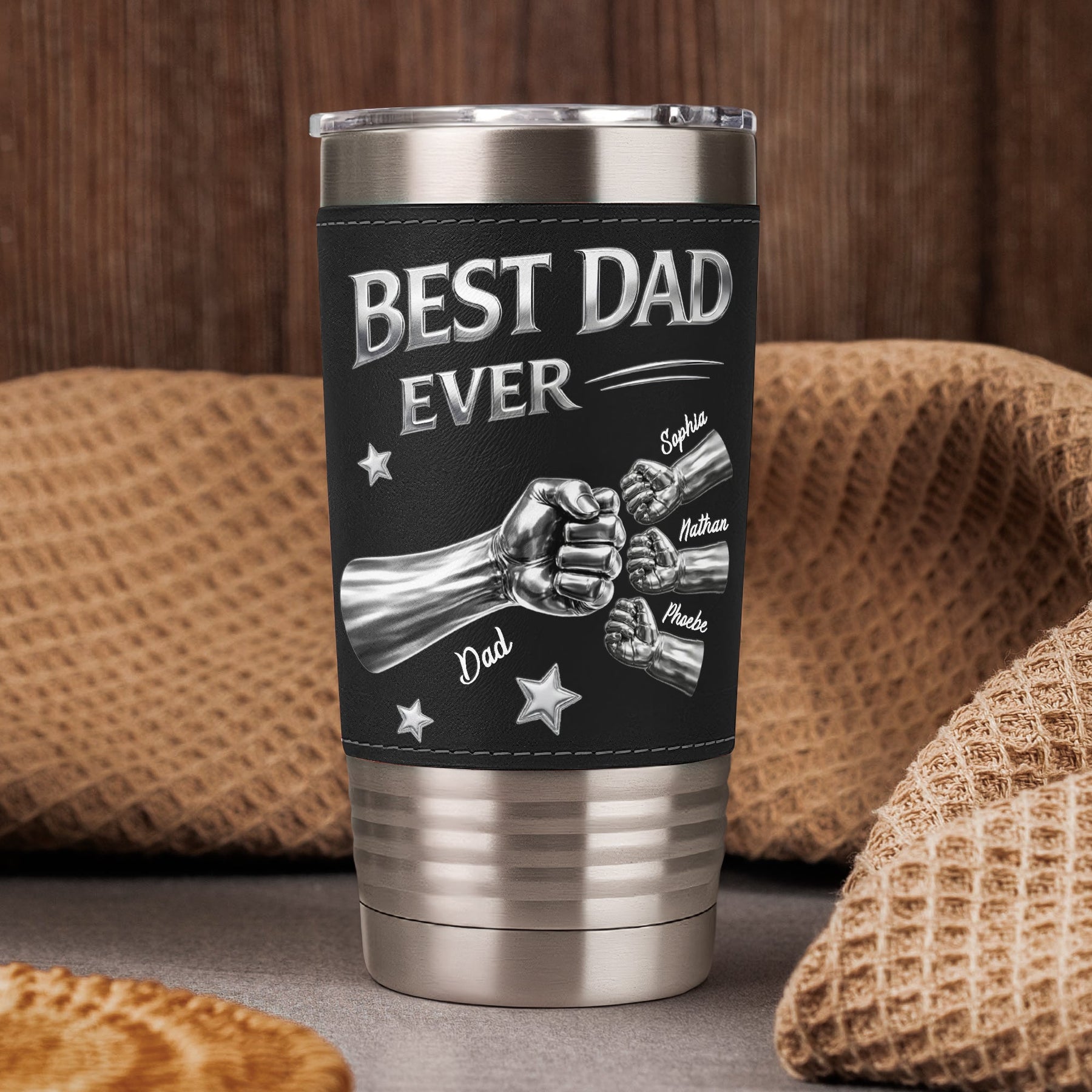 Father's Day Gift For Dad, Husband, Best Dad Ever New Version - Personalized 20oz Tumbler