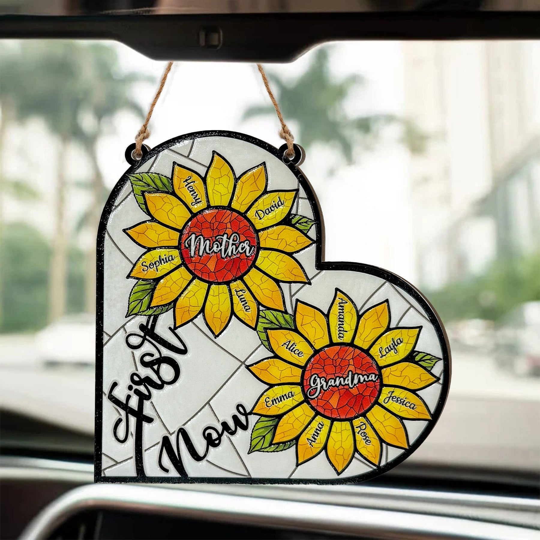 First Mom Now Grandma - Personalized Wood Sign