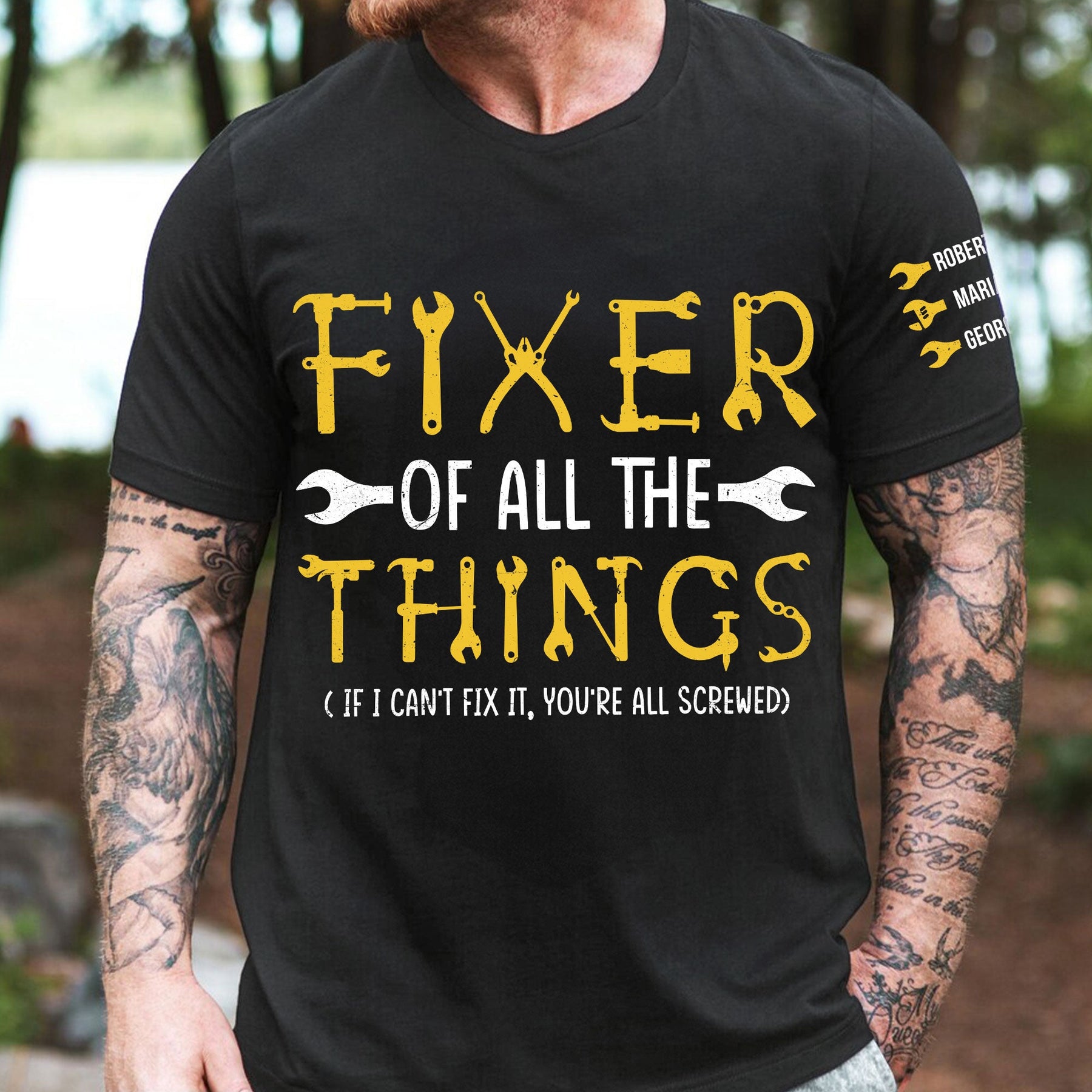 Fixer Of All The Things If I Can't Fix It, You're All Screwed - Personalized Shirt
