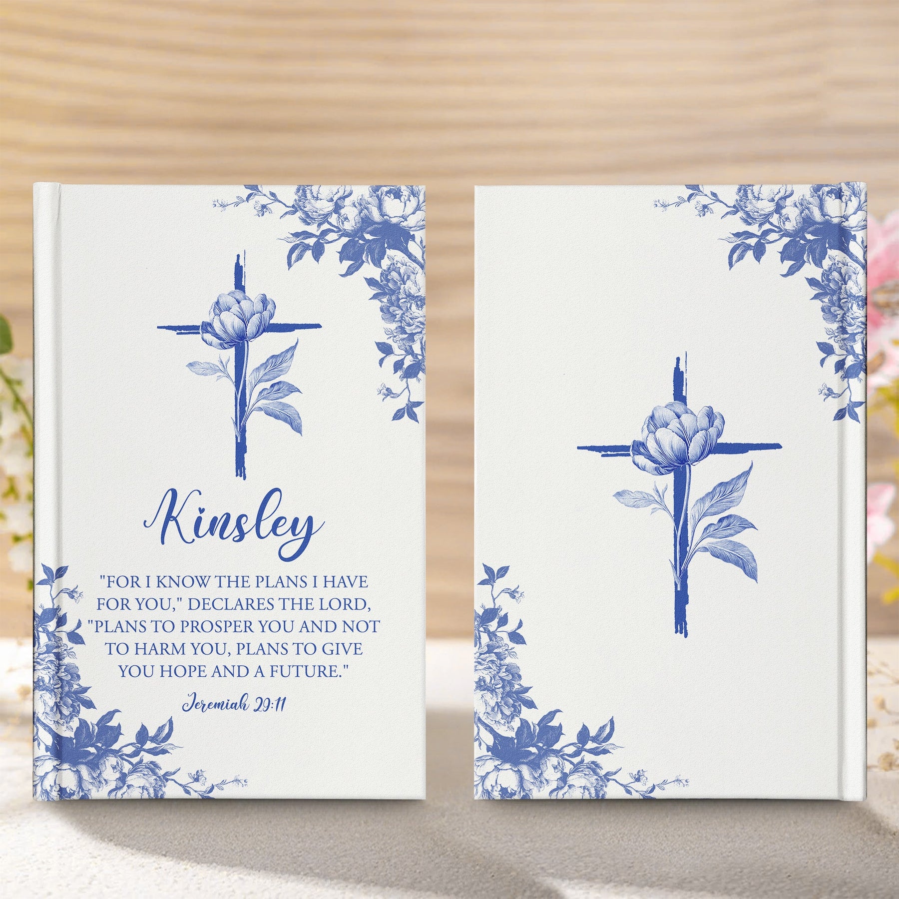 For I Know The Plans I Have For You - Personalized Hardcover Journal