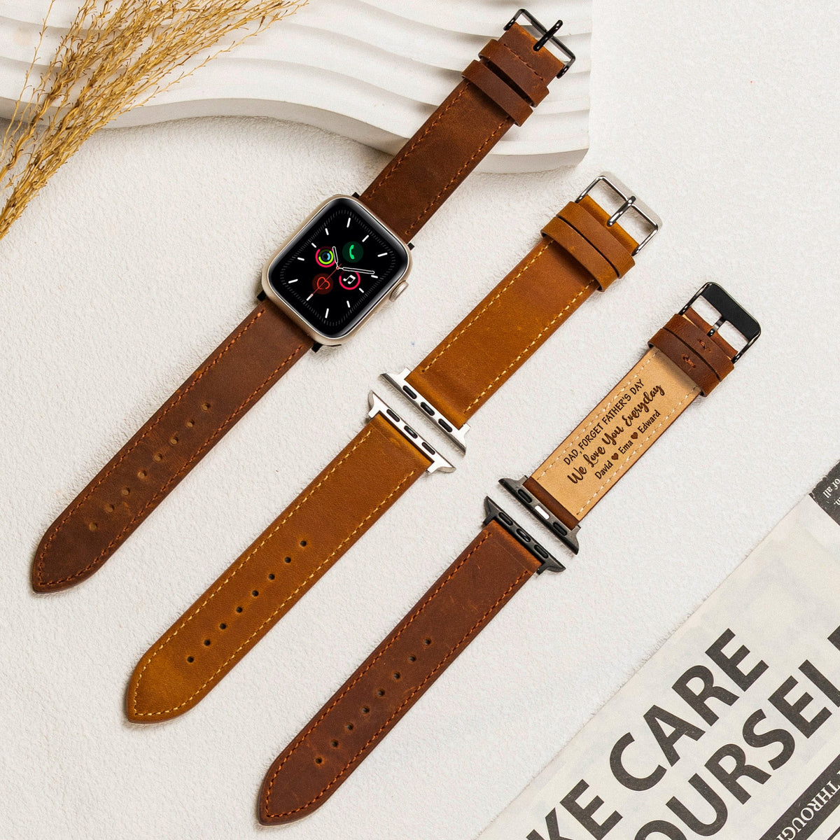 Forget Father's Day We Love You Everyday - Personalized Watch Band