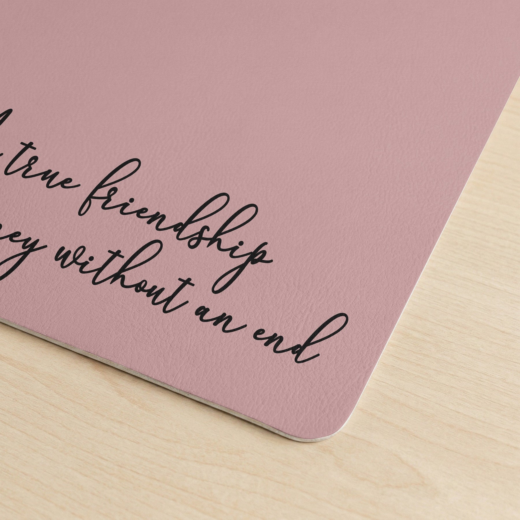 Friendship Gift Custom Photo Sketch Line Art - Personalized Desk Mat