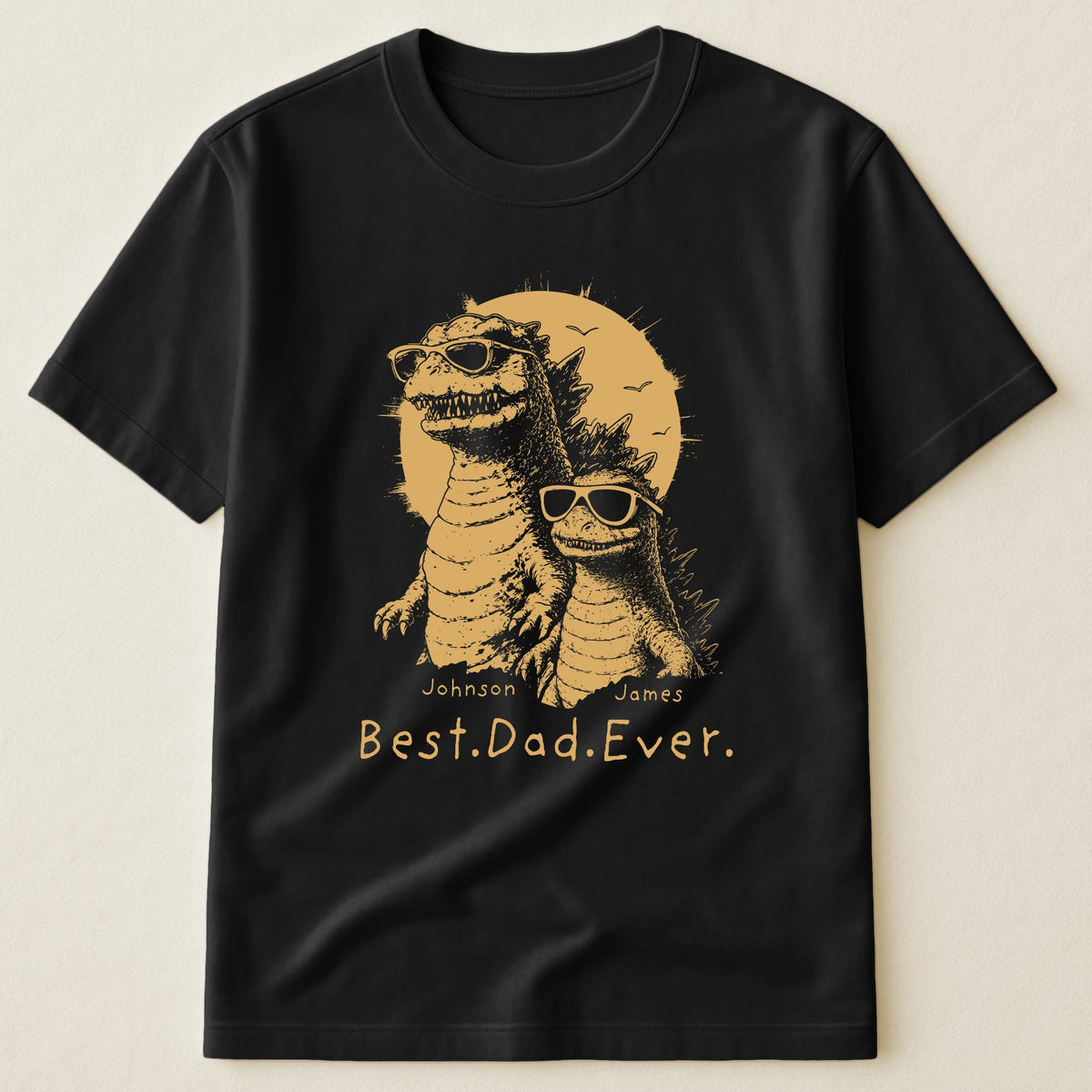 Funny Dad Father's Day Gift Monster - Personalized Shirt