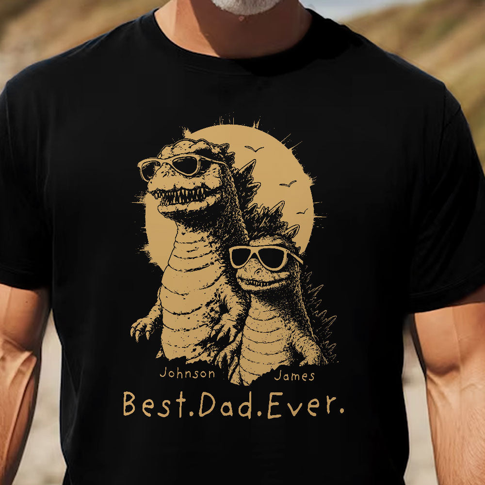 Funny Dad Father's Day Gift Monster - Personalized Shirt