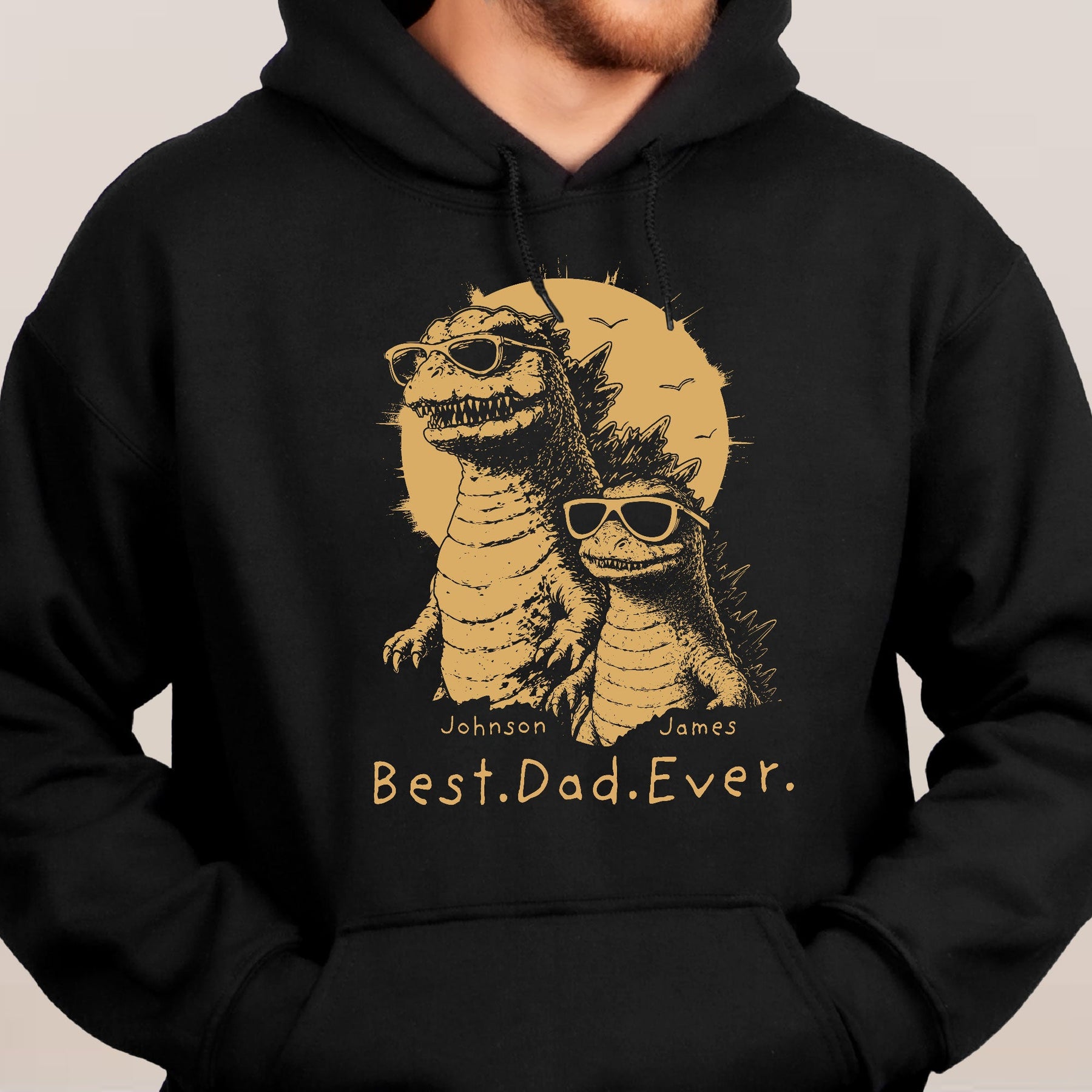 Funny Dad Father's Day Gift Monster - Personalized Shirt