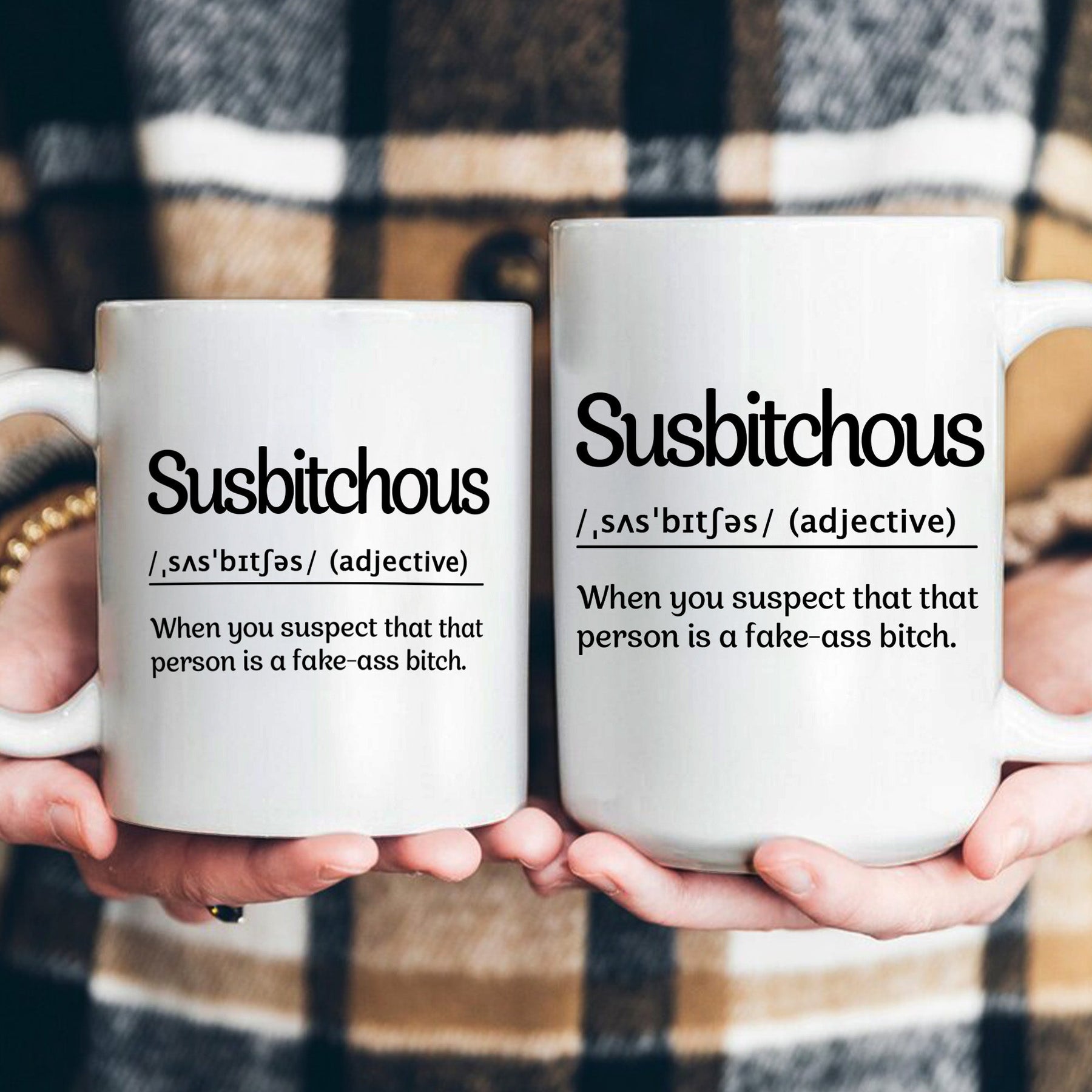 Funny Mug - Word Of The Day Version 1 - Elephant Gift, Exchange Gifts For Coworker - Personalized Mug