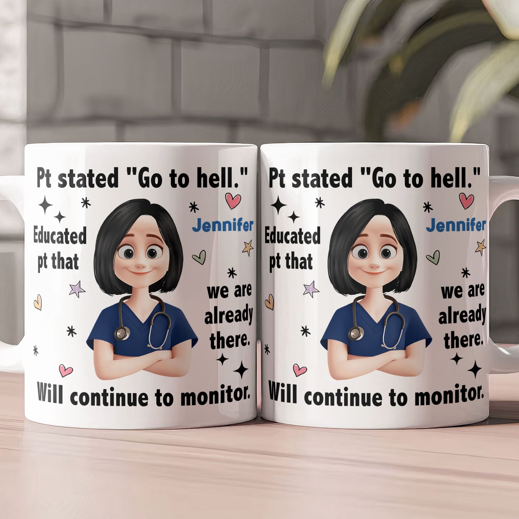 Funny Sarcastic Nursing - Personalized Mug