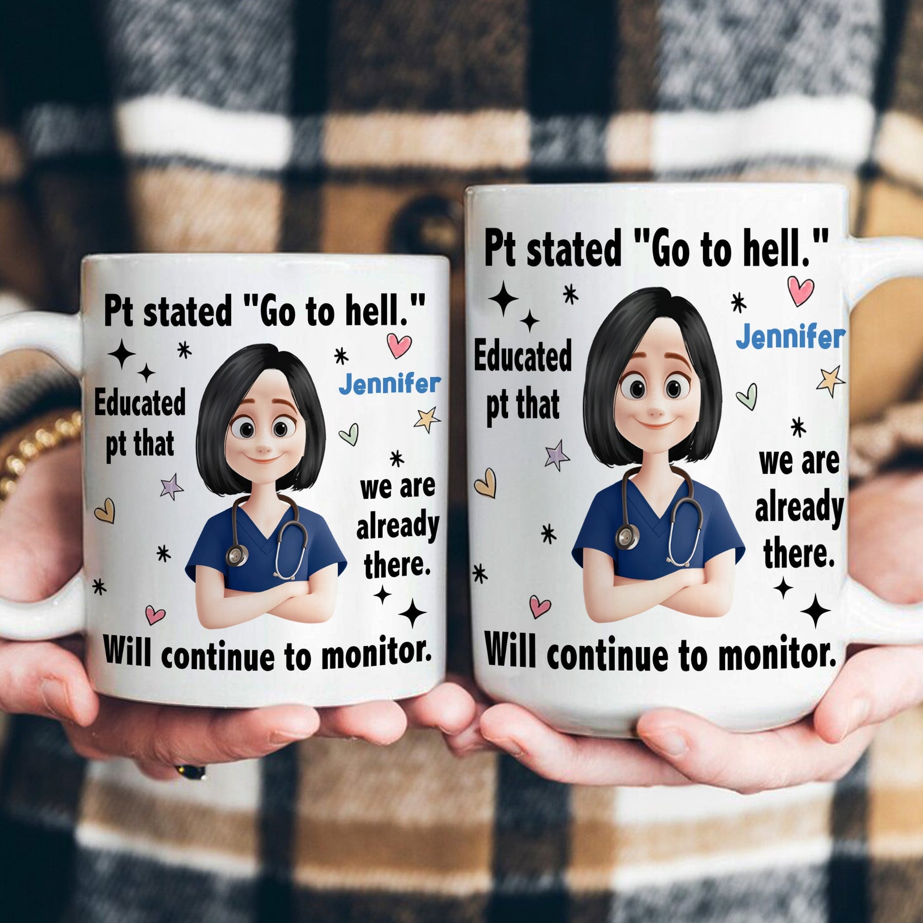 Funny Sarcastic Nursing - Personalized Mug