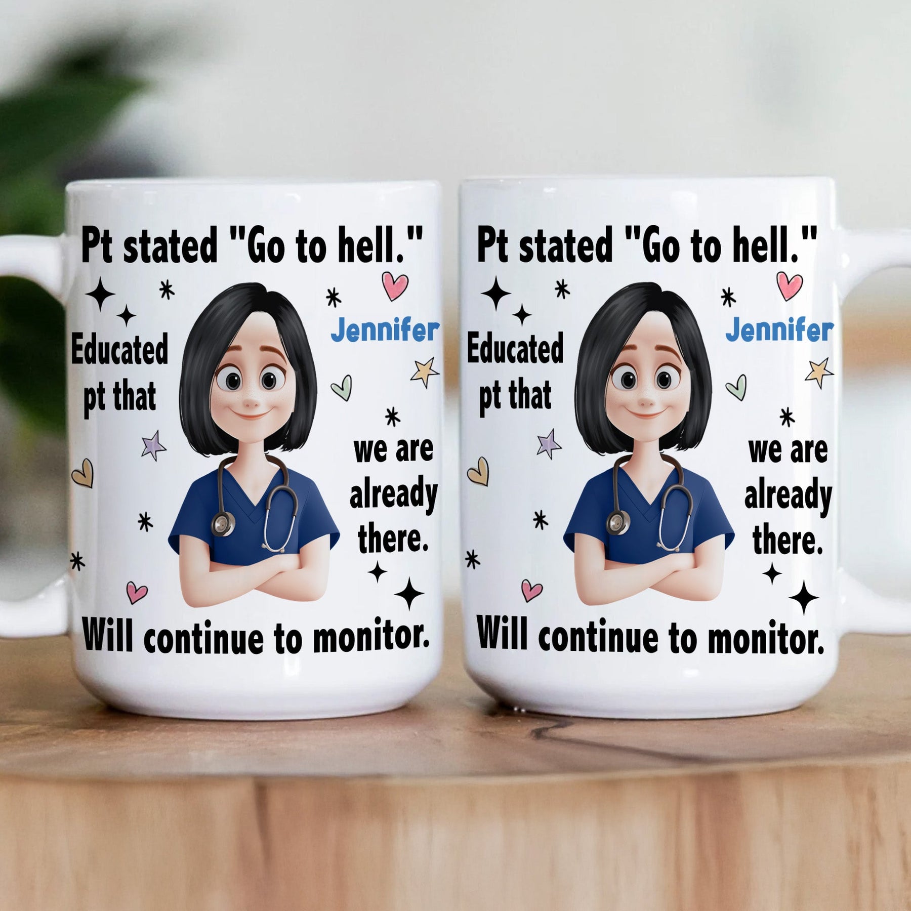 Funny Sarcastic Nursing - Personalized Mug