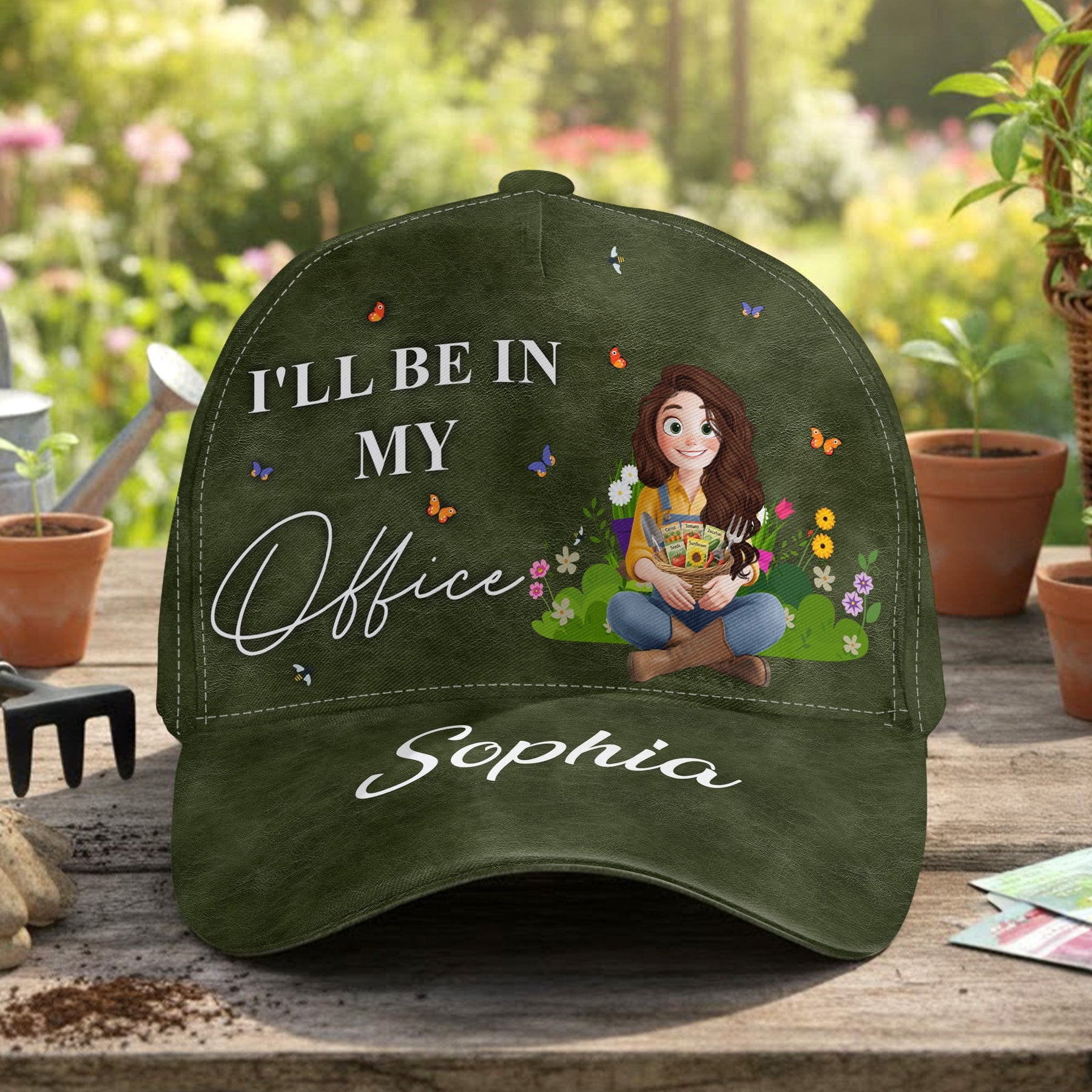 Garden Hair Don't Care - Personalized Classic Cap