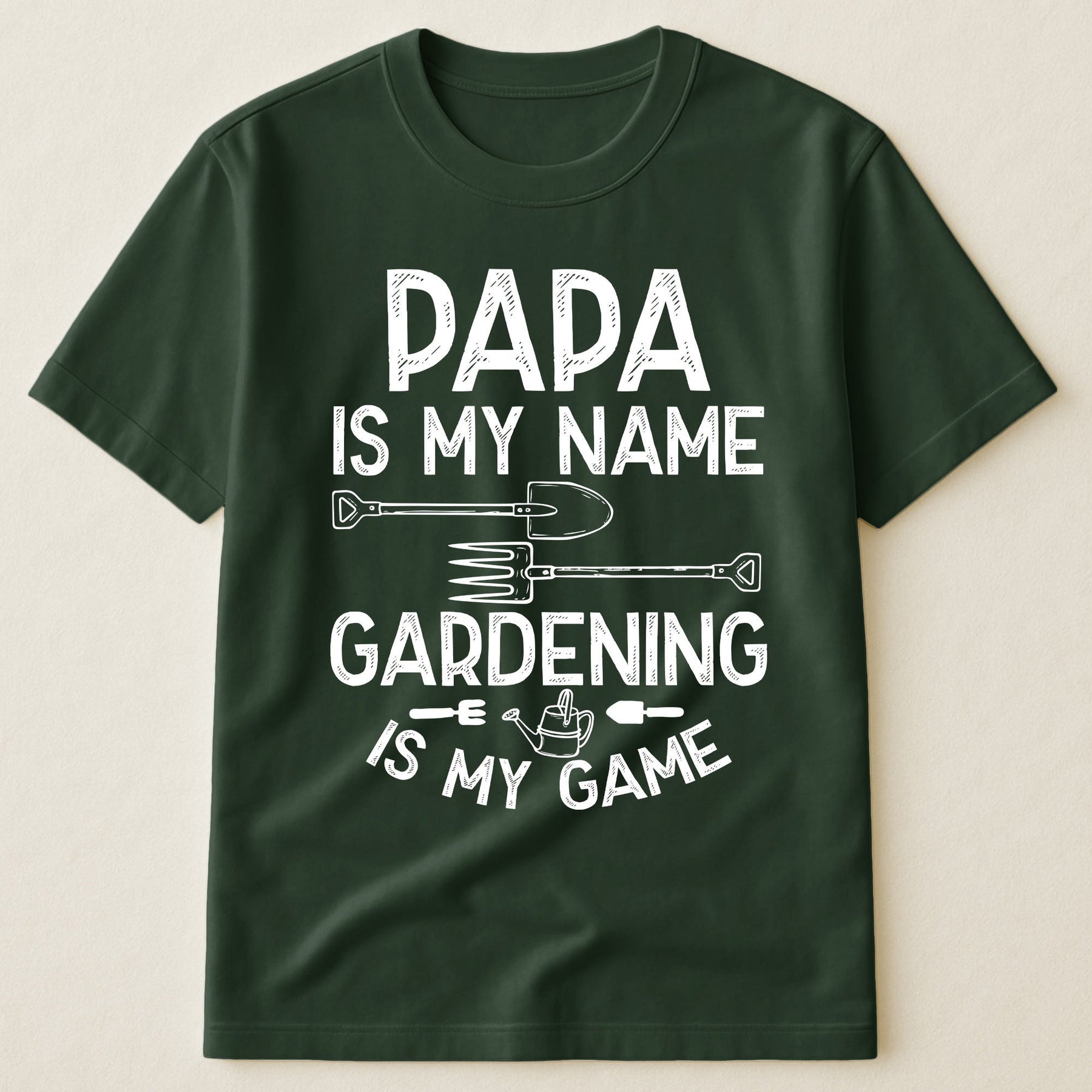 Gardening Is My Game Gift For Grandpa, Papa - Personalized Shirt